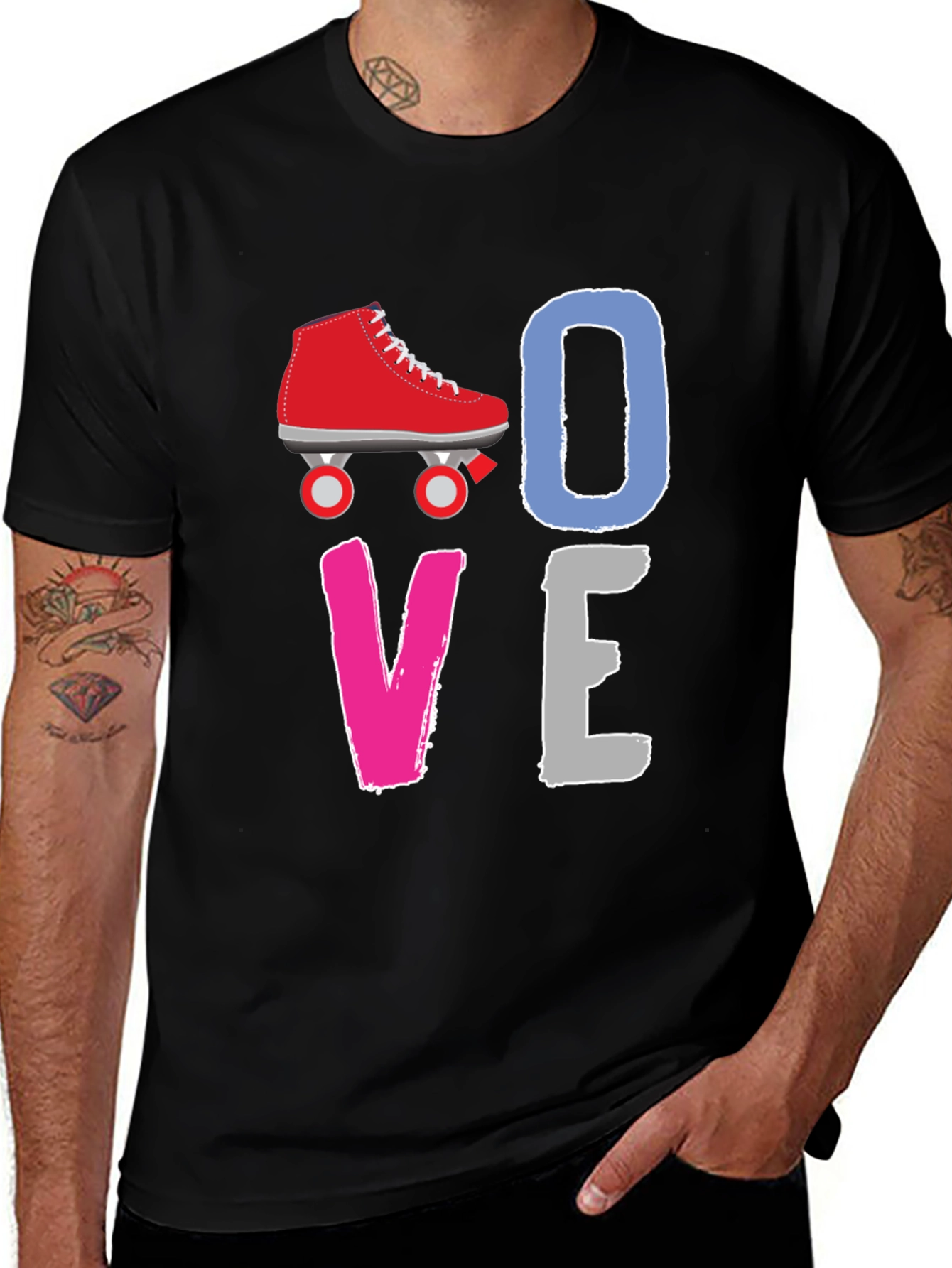 Love Roller Skating Graphic Tee