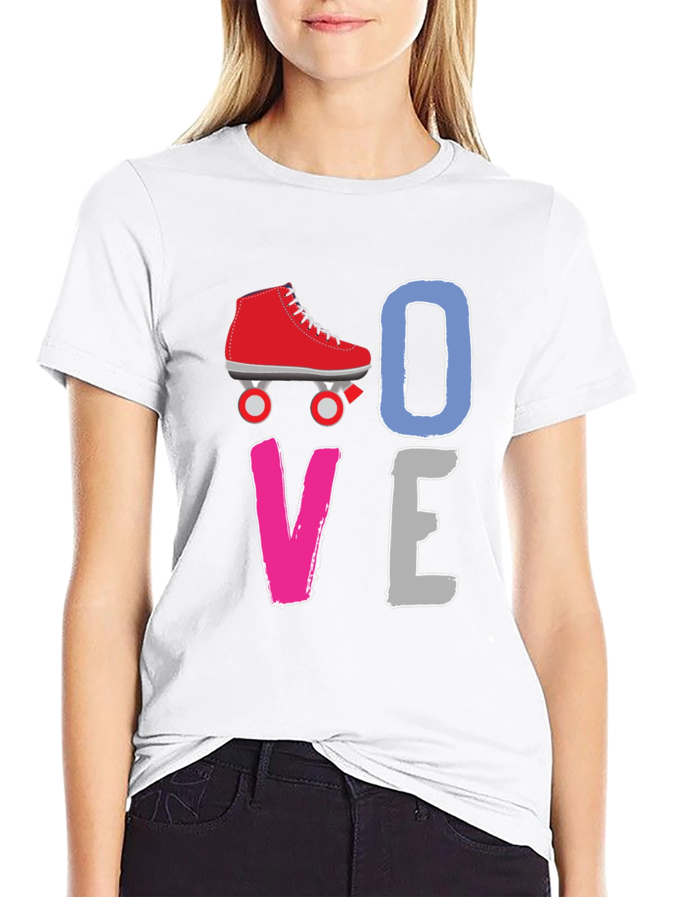 Love Roller Skating Graphic Tee