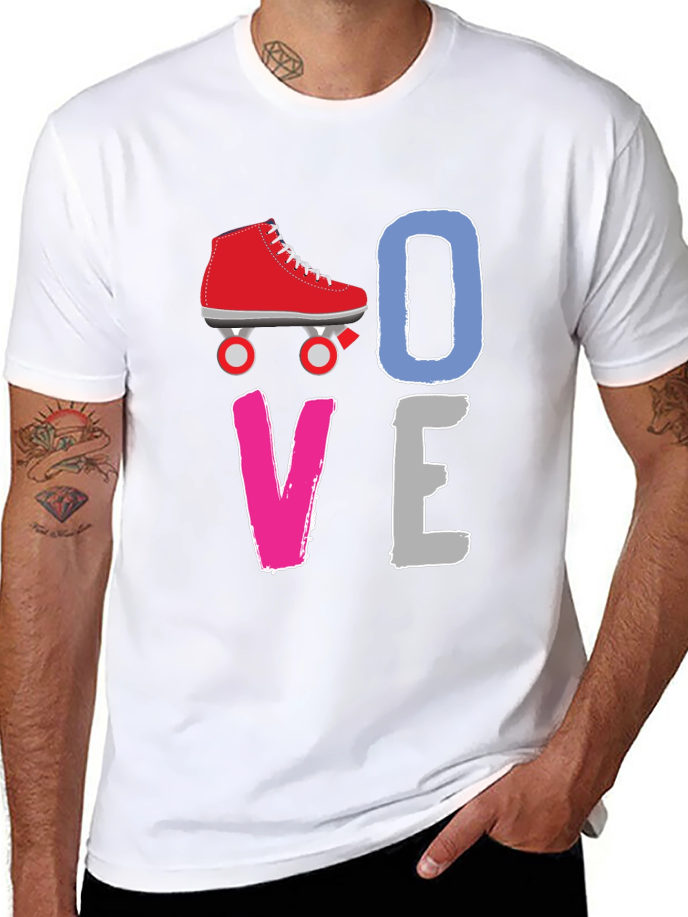 Love Roller Skating Graphic Tee