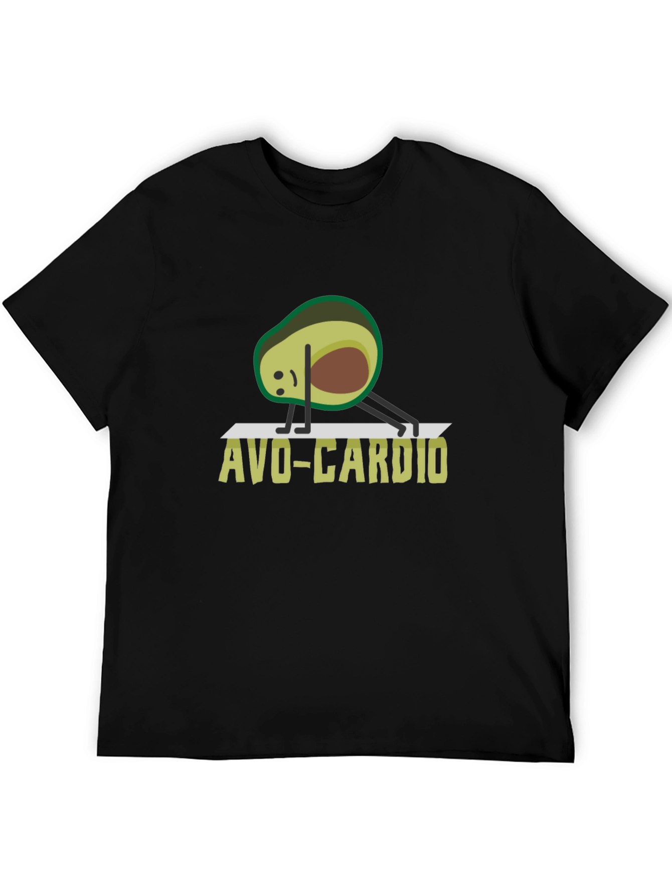 Avo-Cardio T-Shirt - Avocado Yoga Design