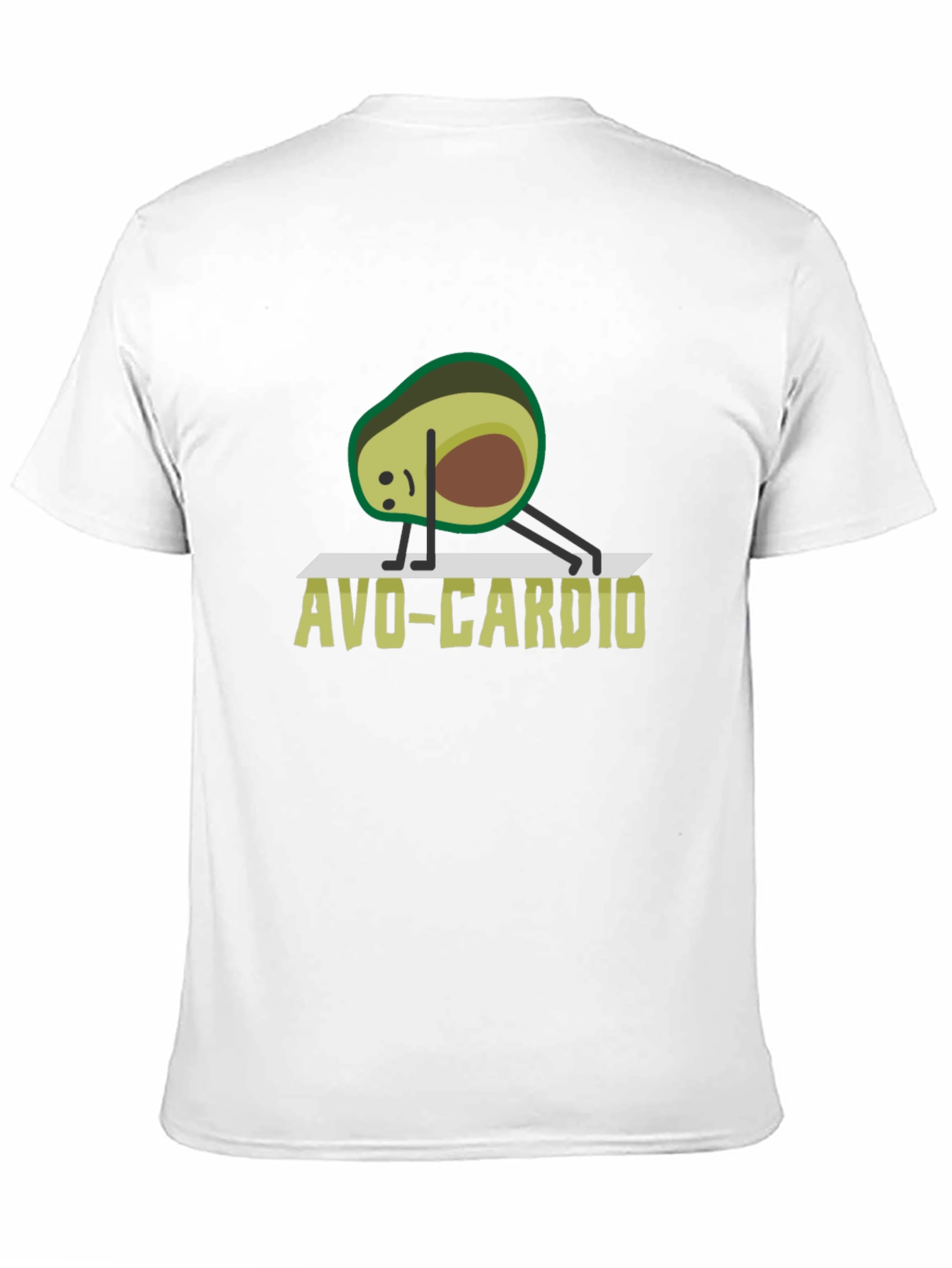 Avo-Cardio T-Shirt - Avocado Yoga Design
