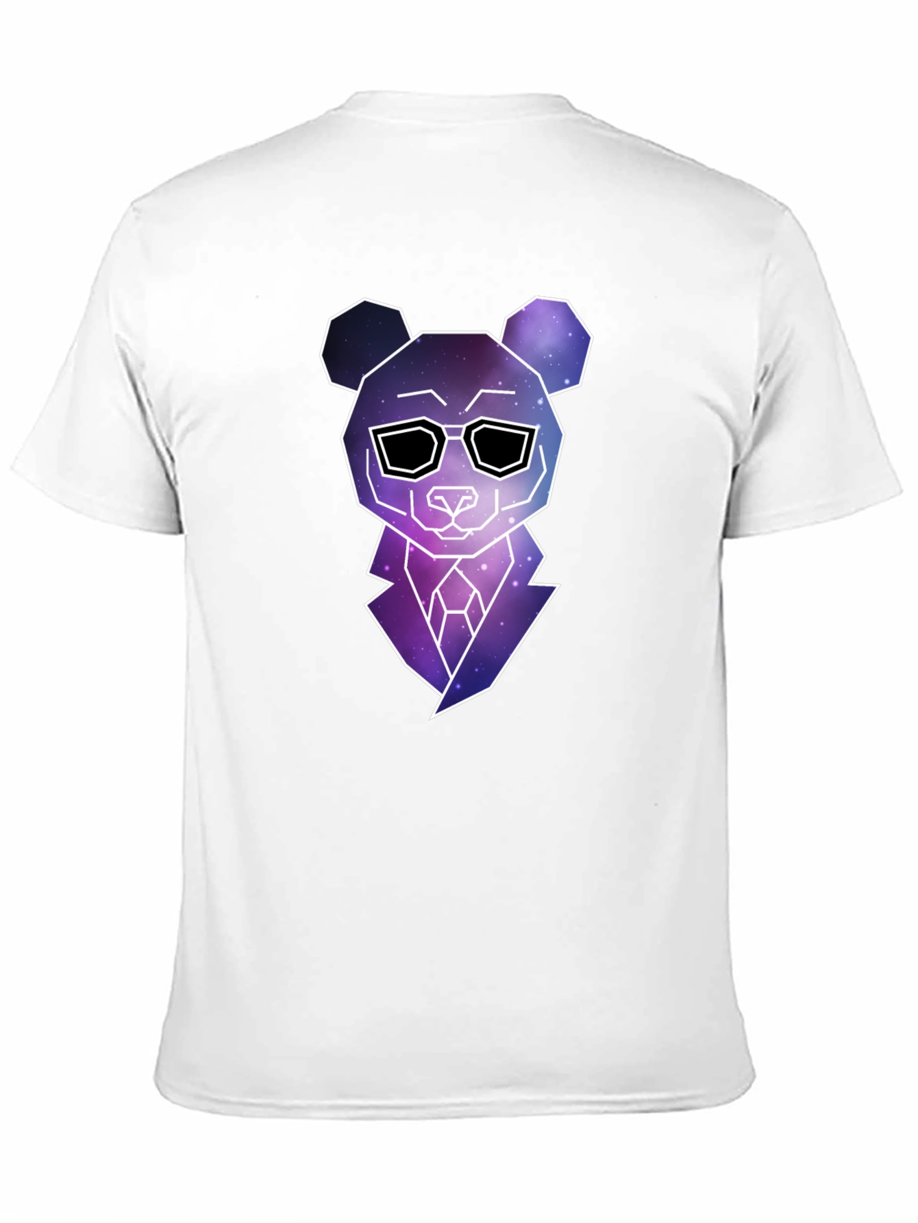 Galaxy Panda Graphic Tee - Mens Black T-Shirt