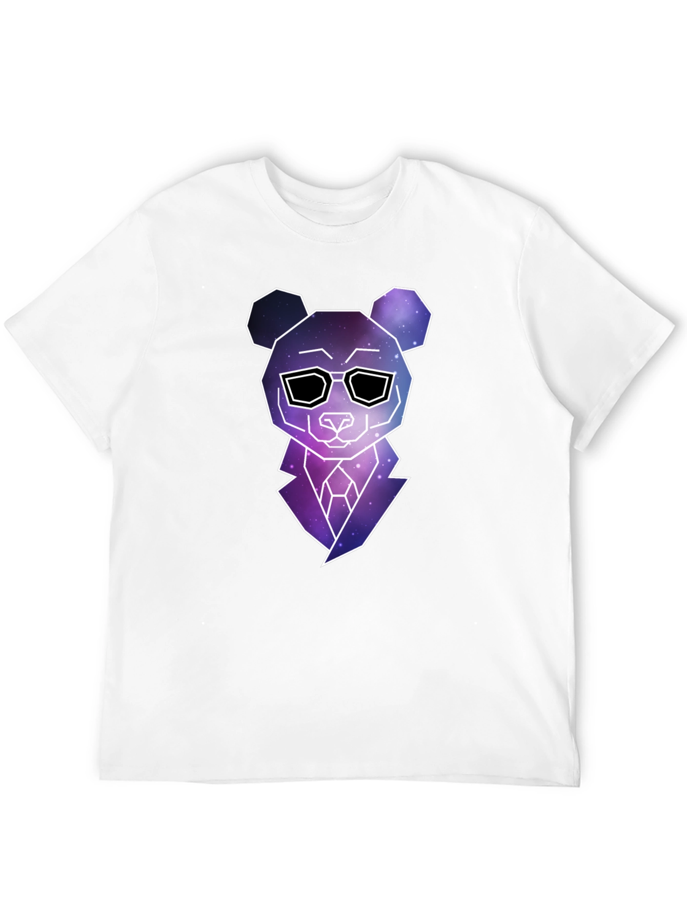 Galaxy Panda Graphic Tee - Mens Black T-Shirt