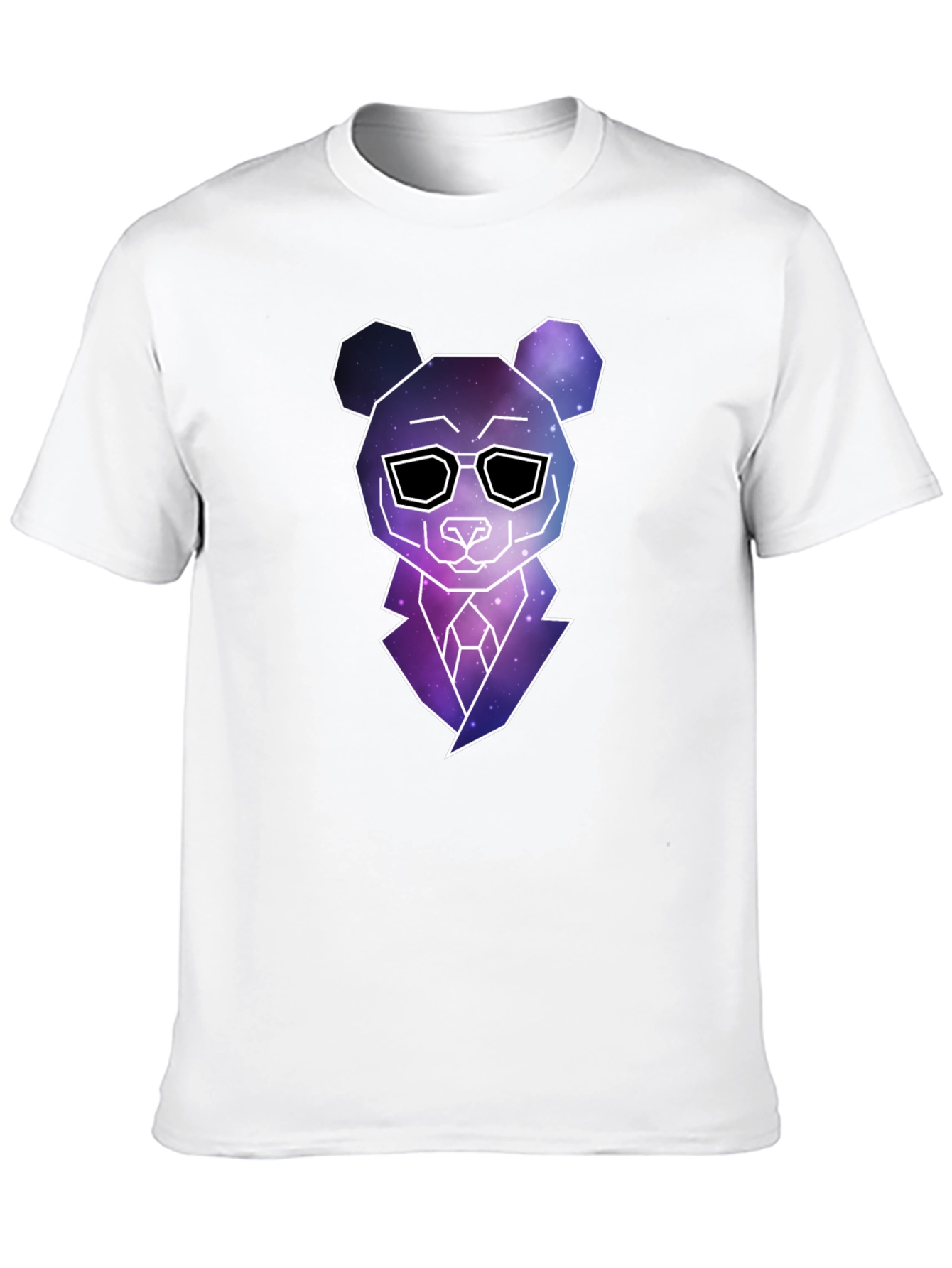 Galaxy Panda Graphic Tee - Mens Black T-Shirt