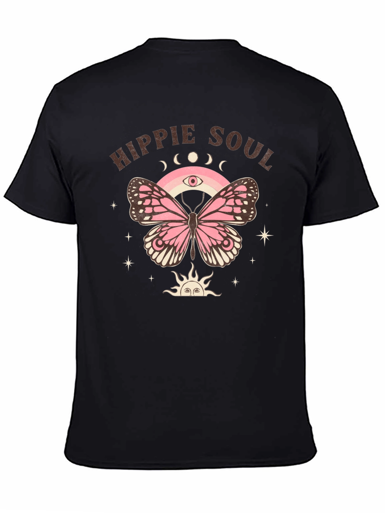 Hippie Soul Butterfly Graphic T-Shirt