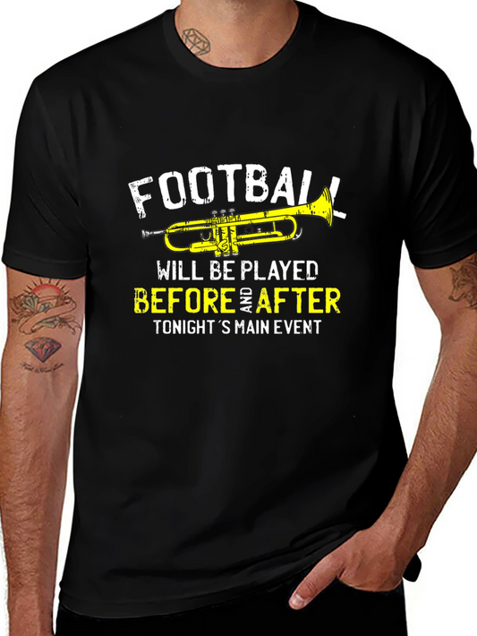 Football Trumpet Graphic Tee - Before & After