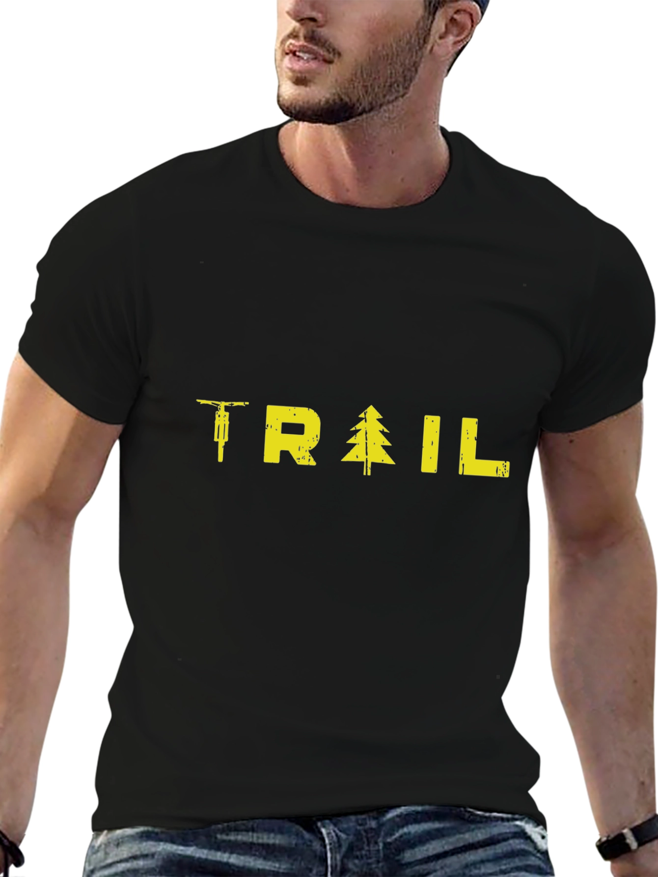 Trail Graphic Tee - Mountain Biking Adventure T-Shirt