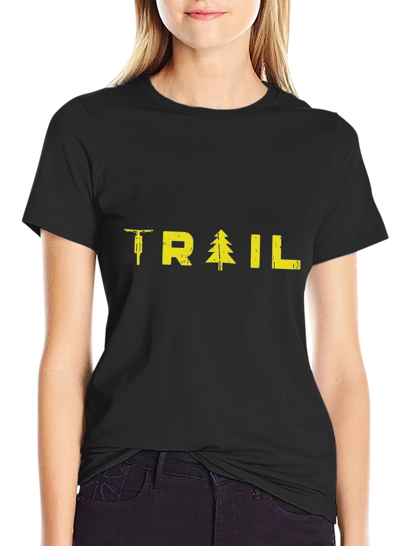 Trail Graphic Tee - Mountain Biking Adventure T-Shirt