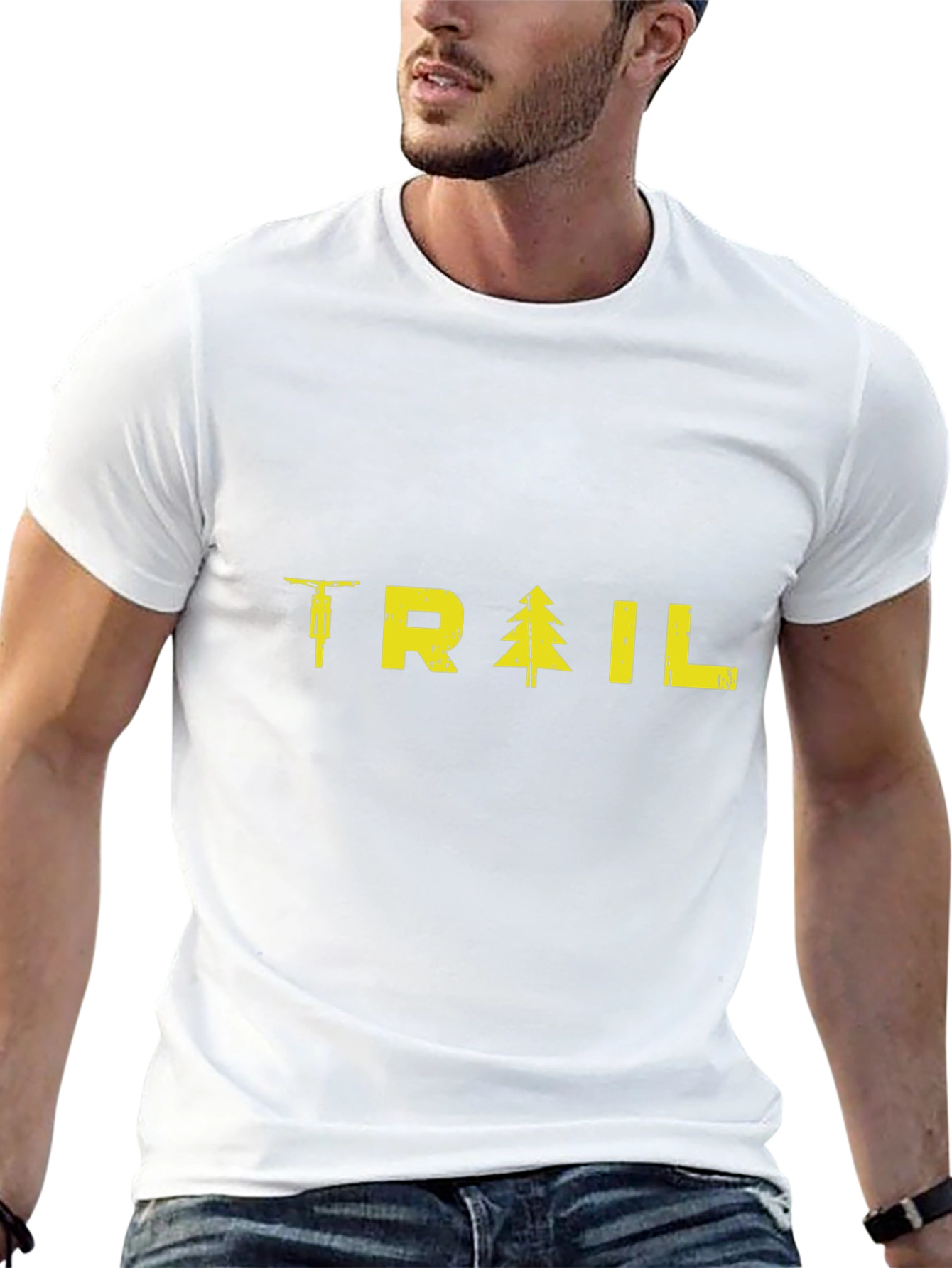 Trail Graphic Tee - Mountain Biking Adventure T-Shirt