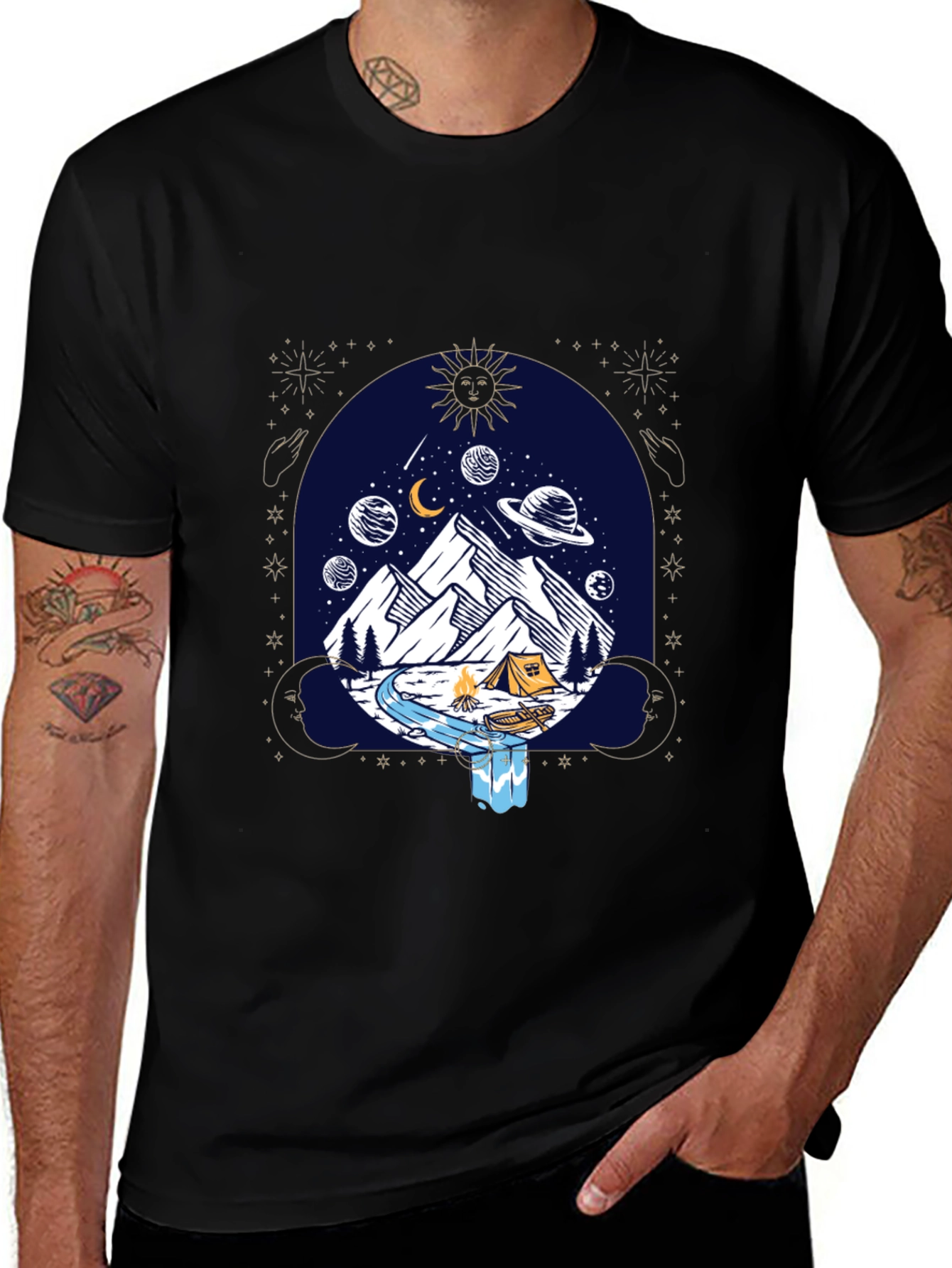 Cosmic Camping Graphic Tee - Unisex