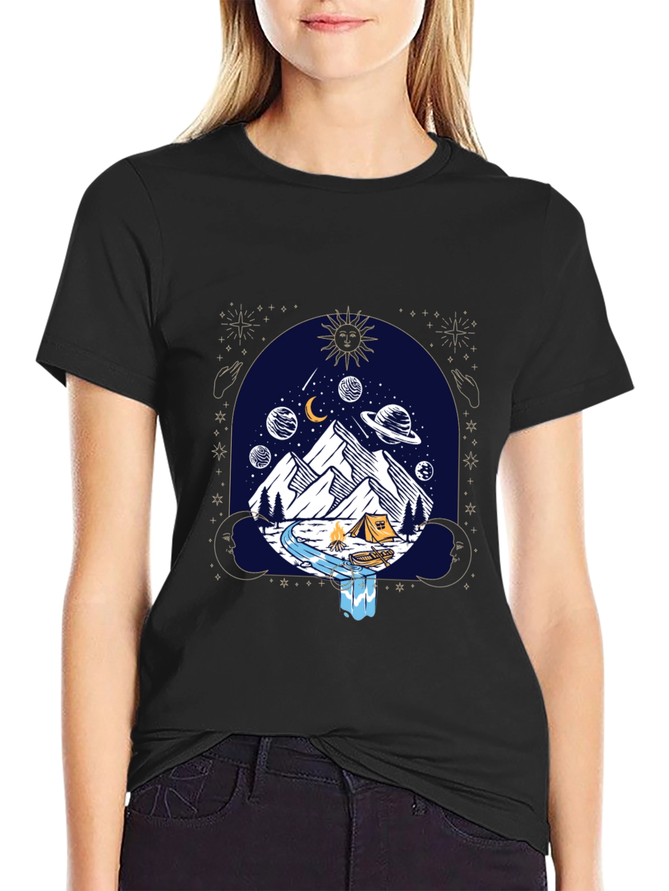 Cosmic Camping Graphic Tee - Unisex