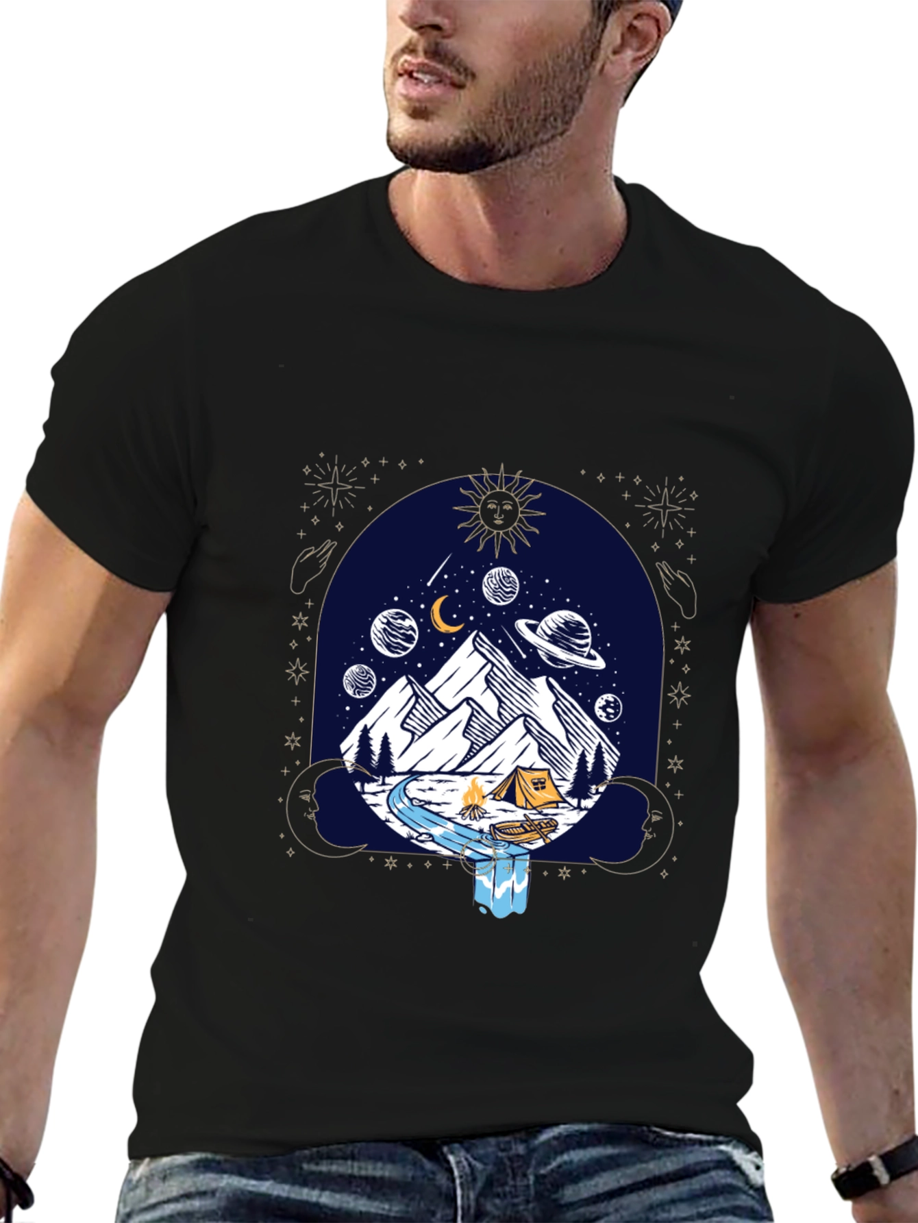 Cosmic Camping Graphic Tee - Unisex
