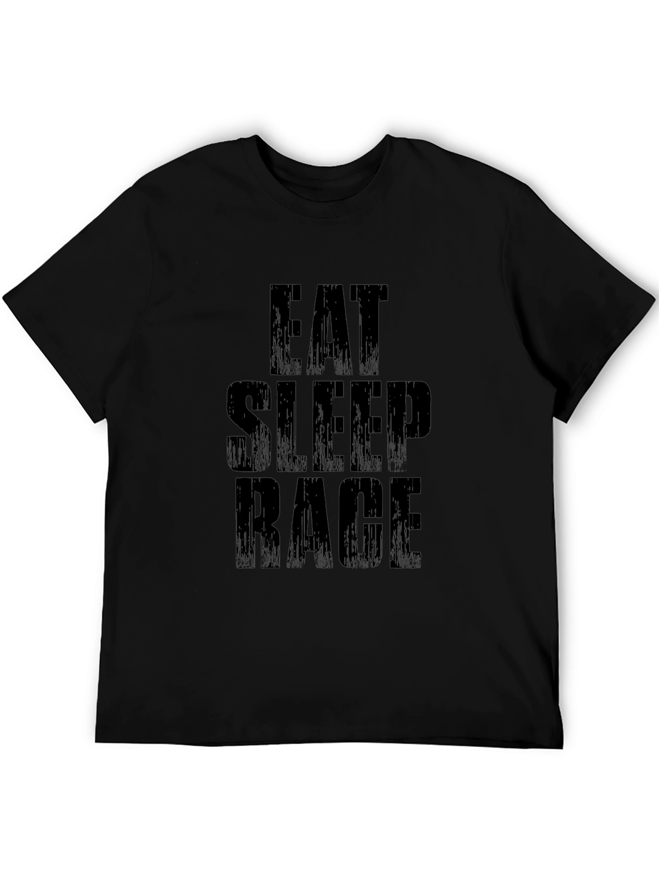 Eat Sleep Rage T-Shirt - Black Crew Neck Tee