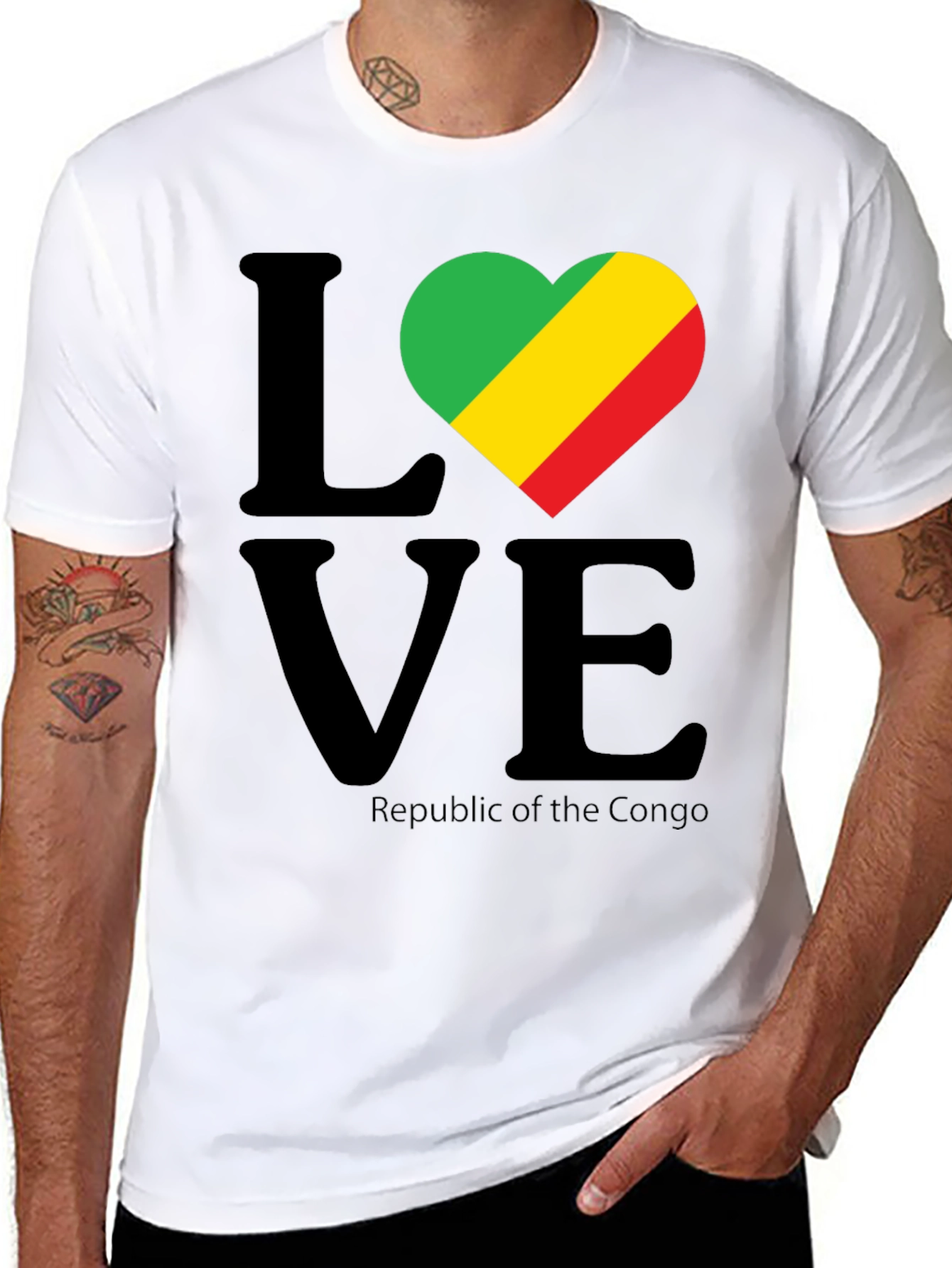 Republic of the Congo LOVE T-Shirt