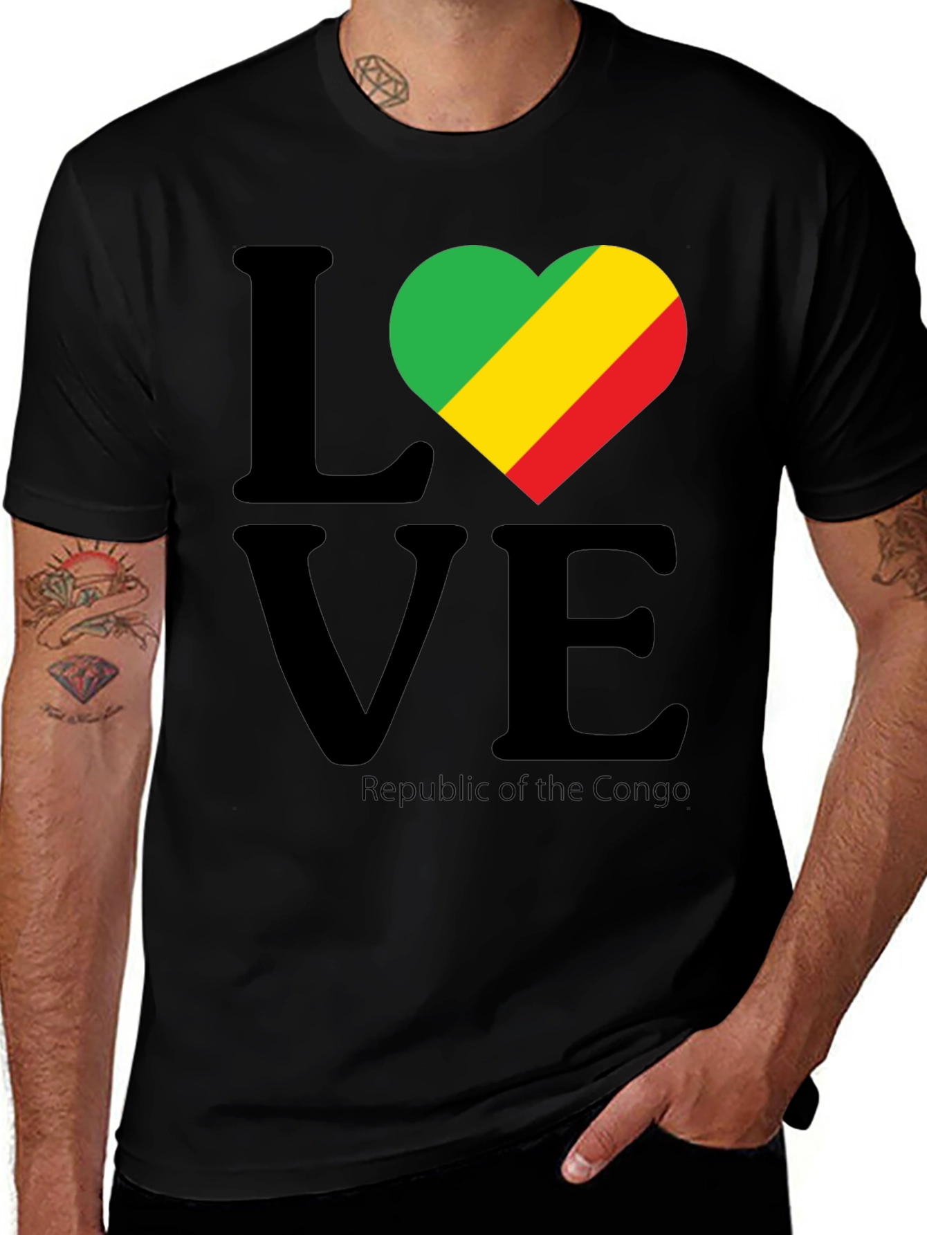 Republic of the Congo LOVE T-Shirt