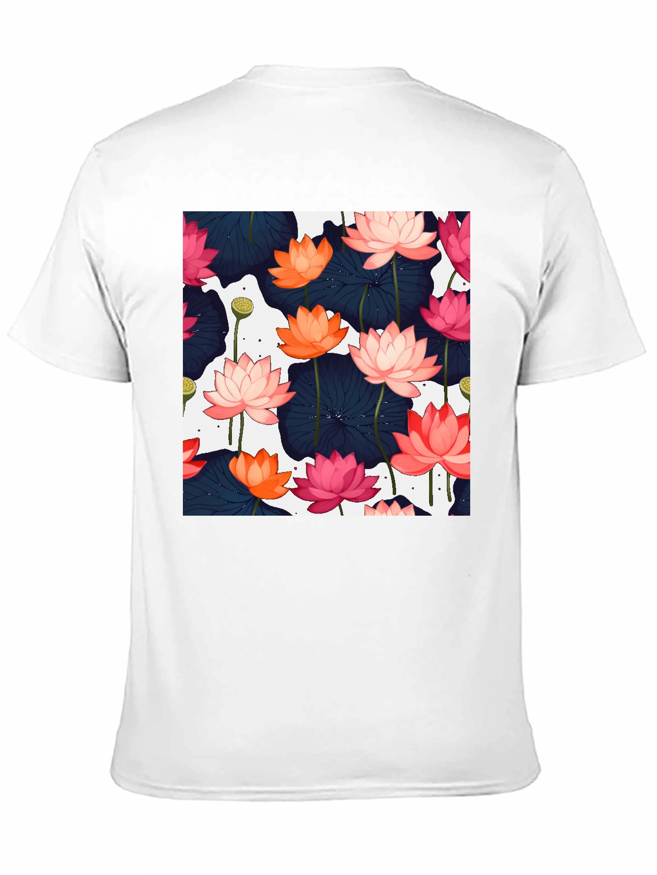 Lotus Flower Graphic T-Shirt