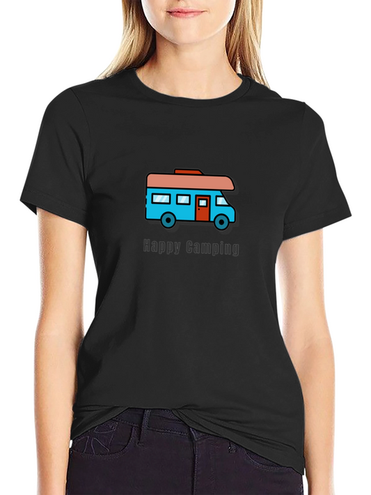 Happy Camping RV Graphic T-Shirt