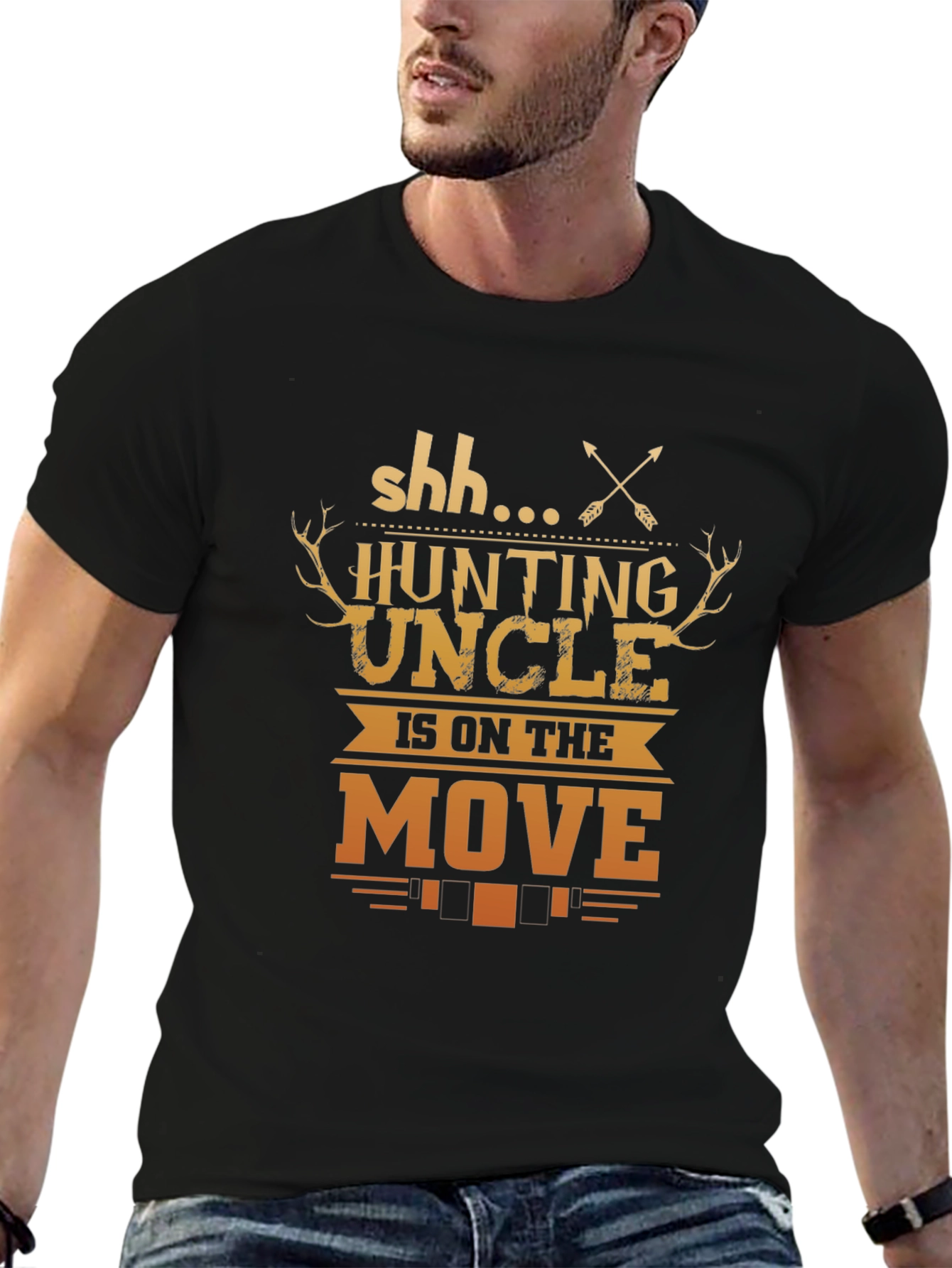Hunting Uncle T-Shirt - On The Move Graphic Tee