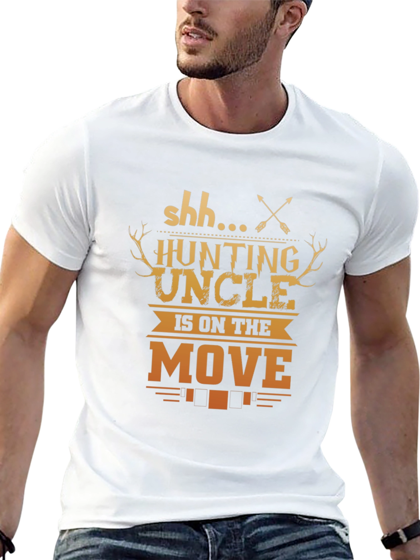 Hunting Uncle T-Shirt - On The Move Graphic Tee