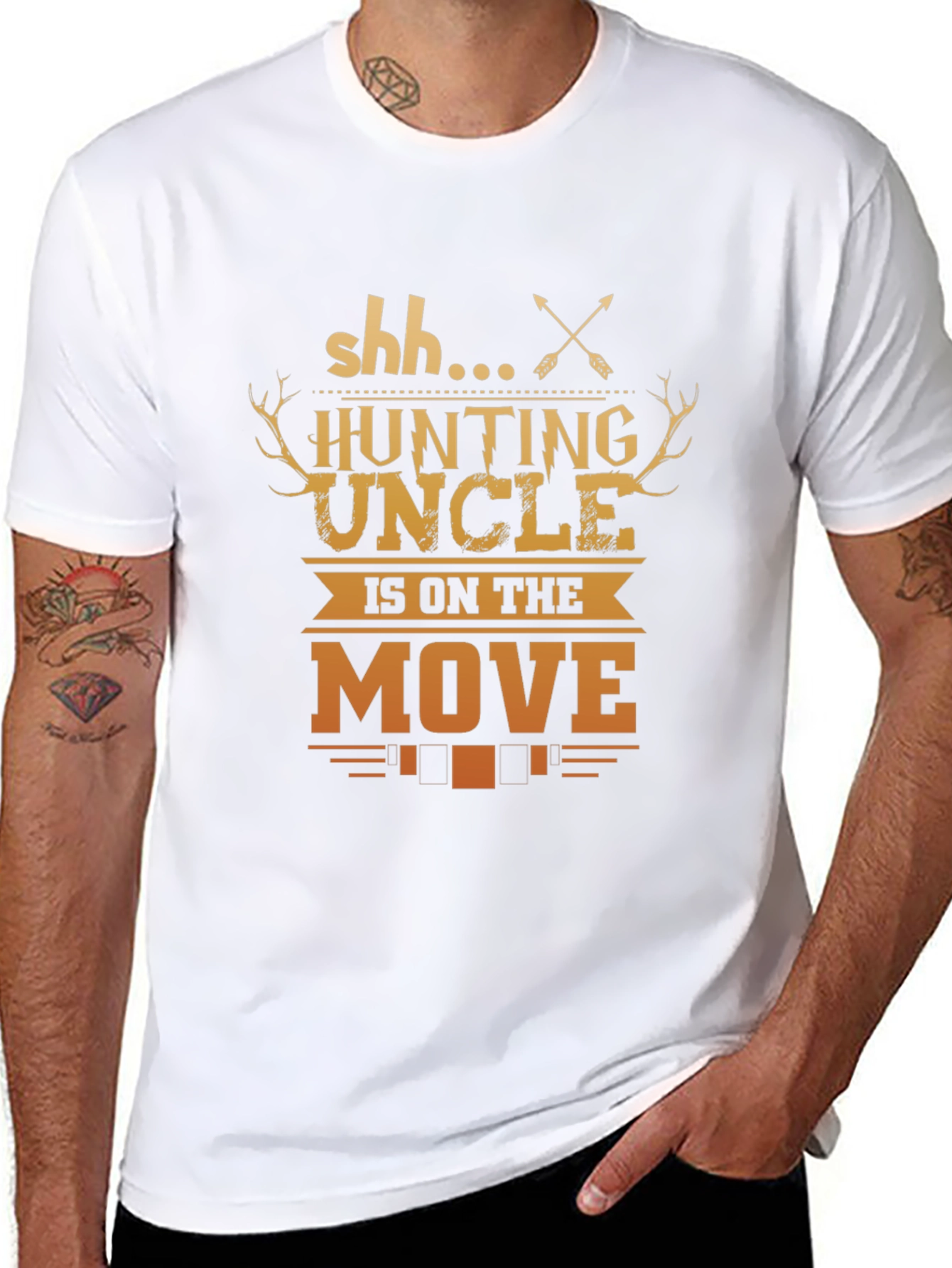 Hunting Uncle T-Shirt - On The Move Graphic Tee