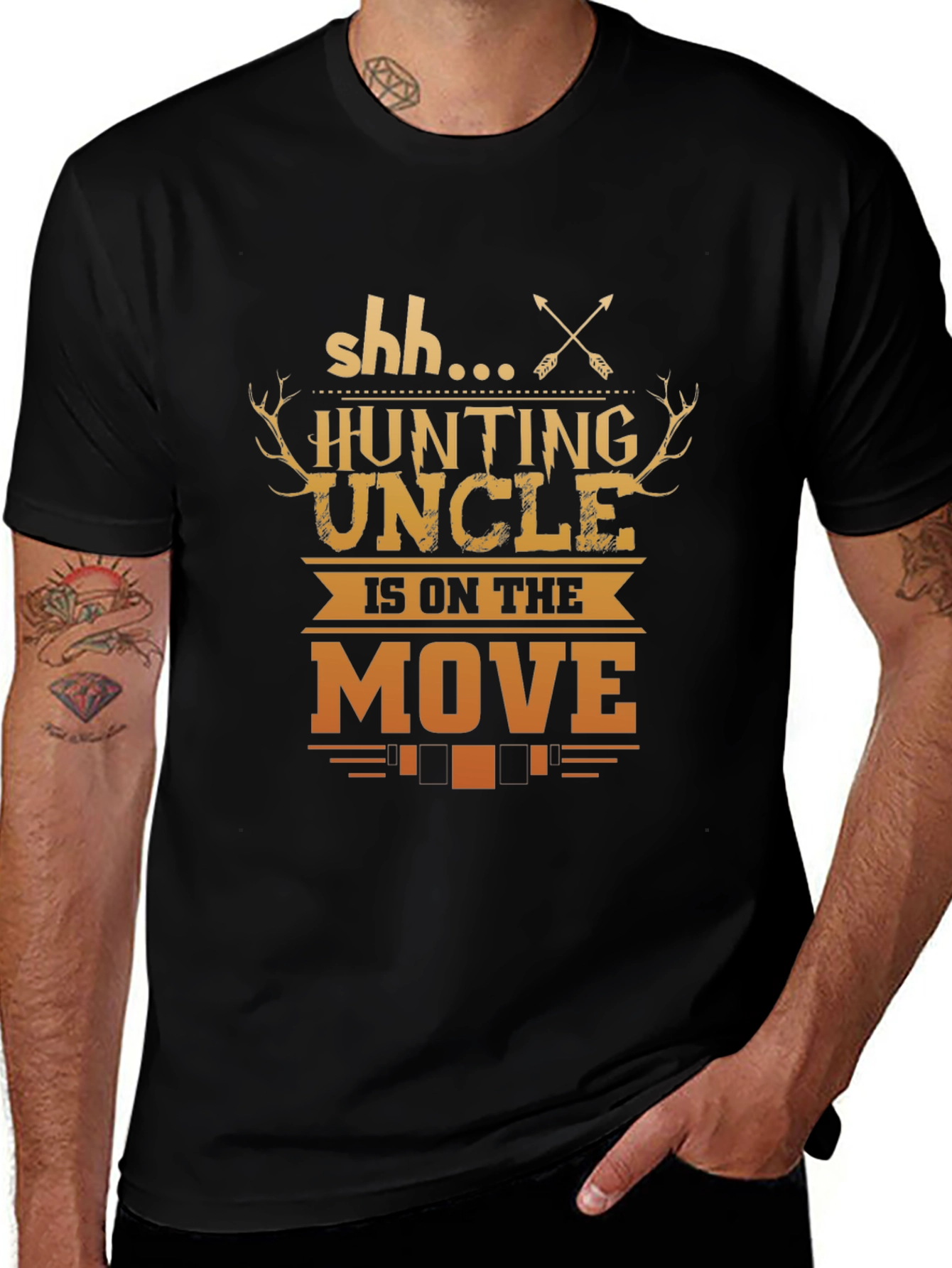 Hunting Uncle T-Shirt - On The Move Graphic Tee