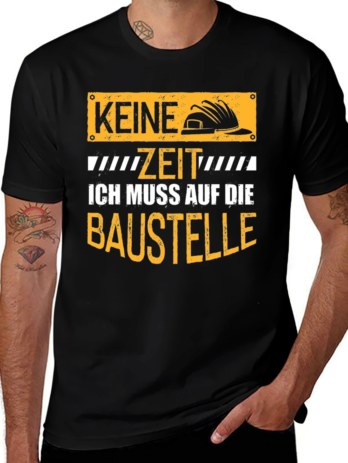 Construction Worker T-Shirt - Keine Zeit Baustelle