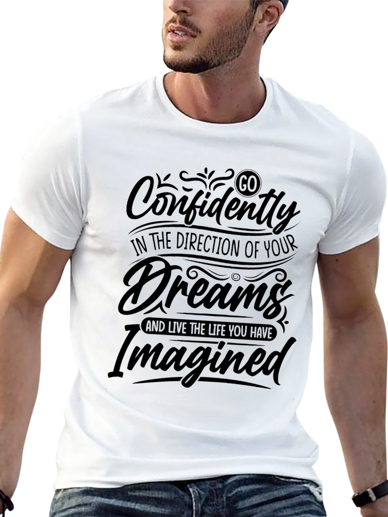 Go Confidently Dreams Graphic T-Shirt