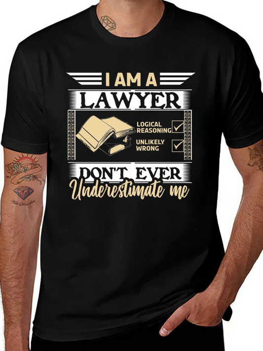 I am a Lawyer T-Shirt - Dont Underestimate Me!