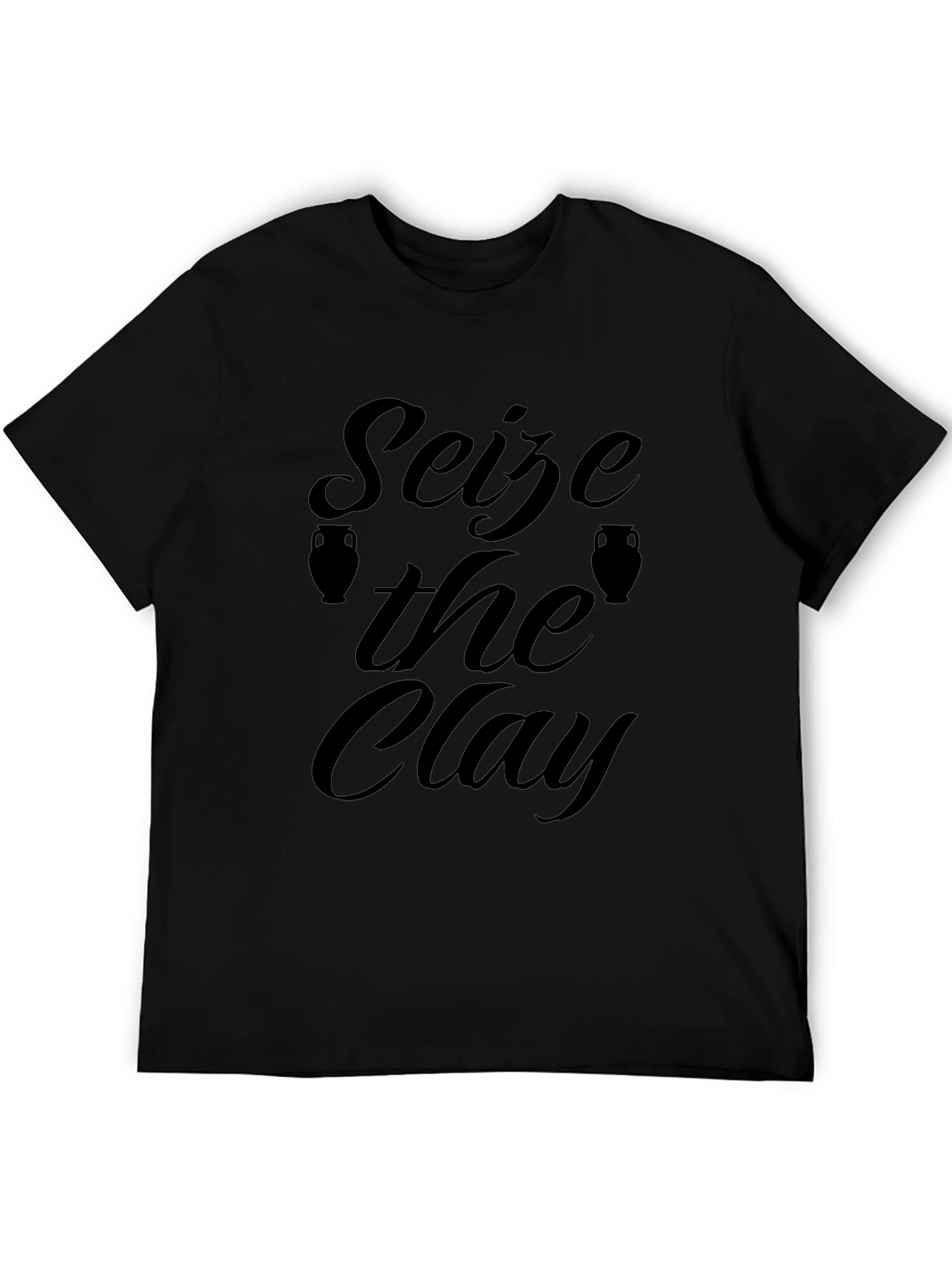 Seize the Clay Black Graphic T-Shirt