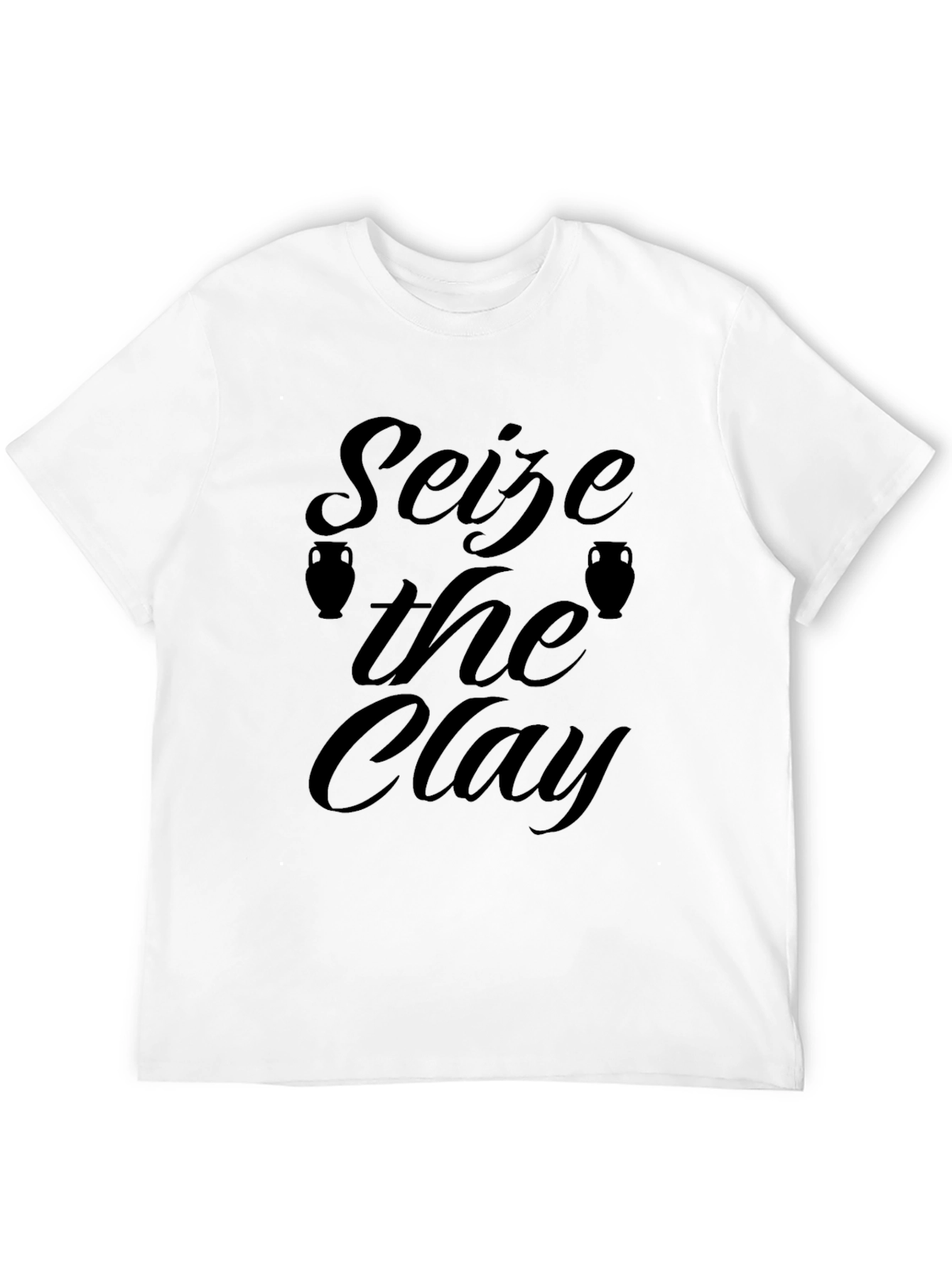 Seize the Clay Black Graphic T-Shirt