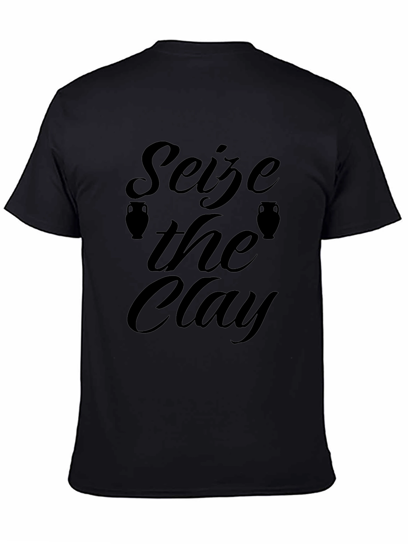 Seize the Clay Black Graphic T-Shirt