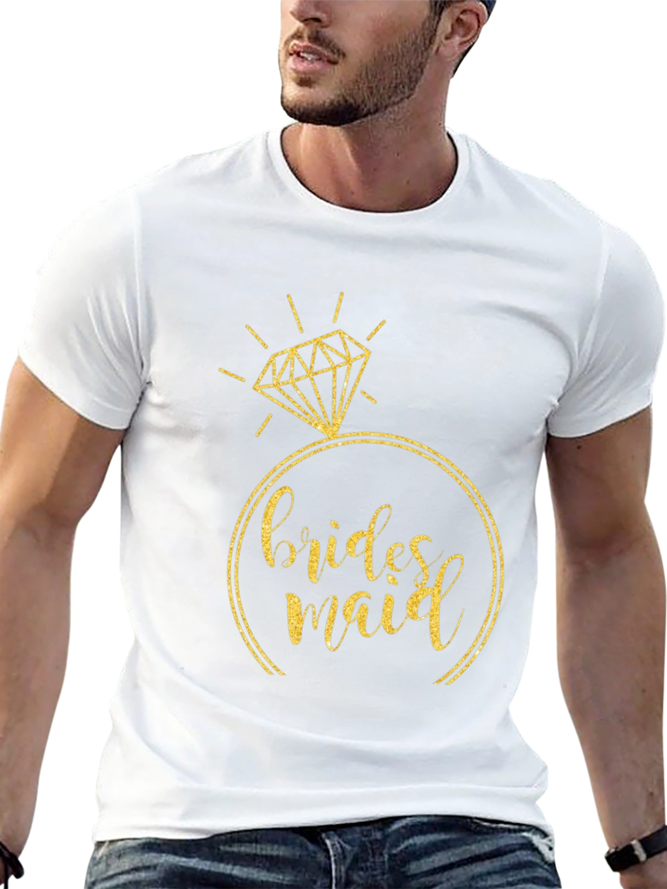 Bridesmaid T-Shirt - Ring Design - Bridal Party Tee