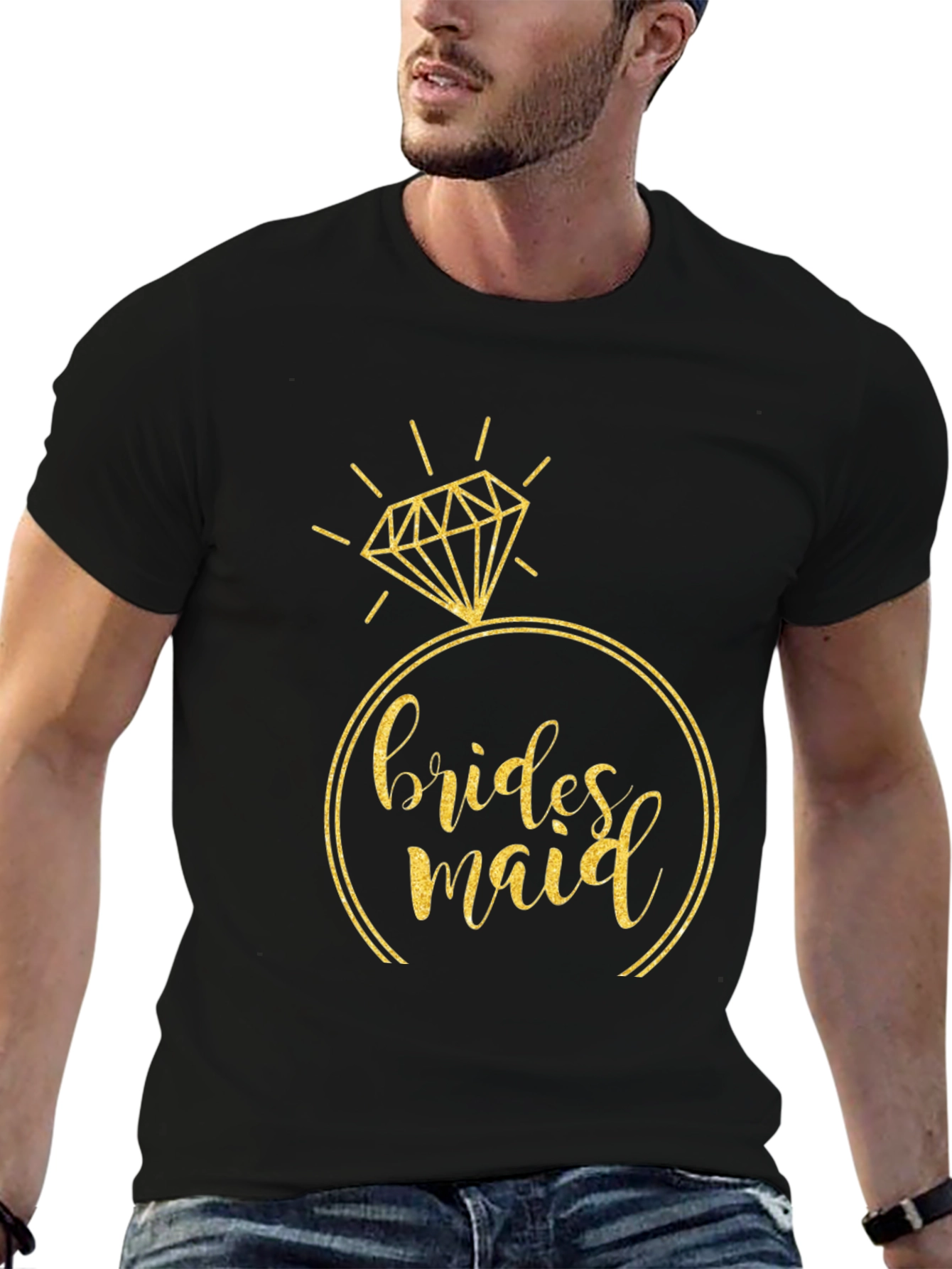 Bridesmaid T-Shirt - Ring Design - Bridal Party Tee