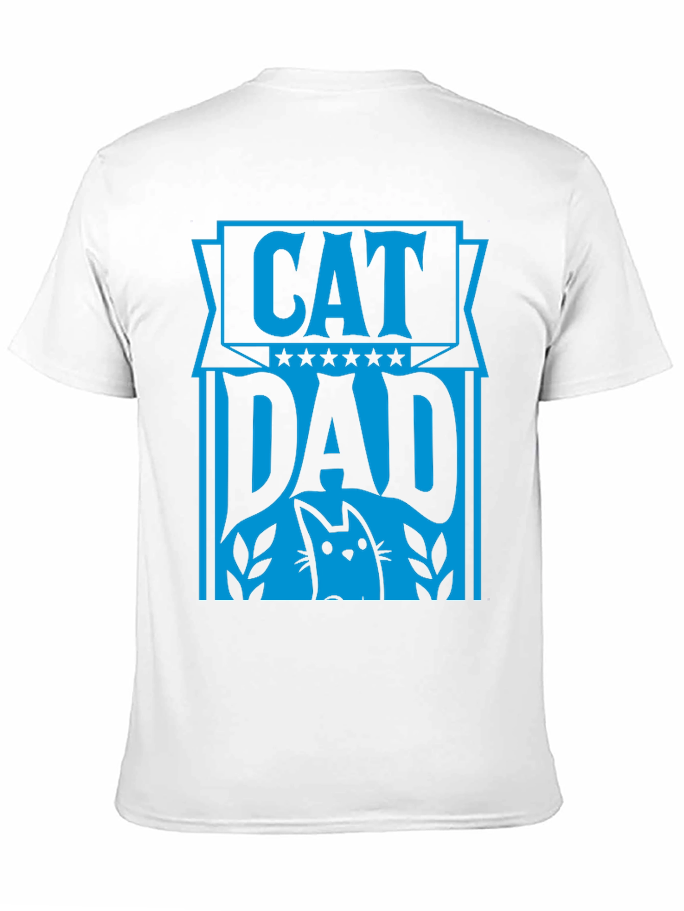 Cat Dad Graphic Tee - Stylish Pet Lover Shirt