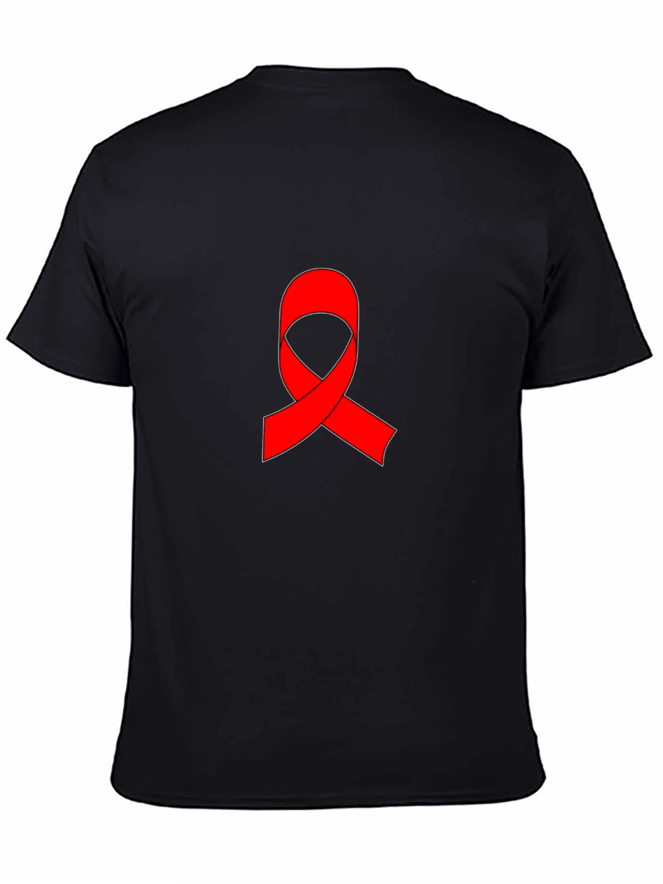 Red Ribbon Graphic T-Shirt - AIDS Awareness