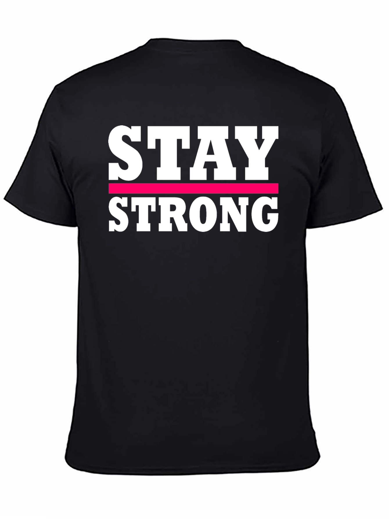 Stay Strong Graphic Tee - Black