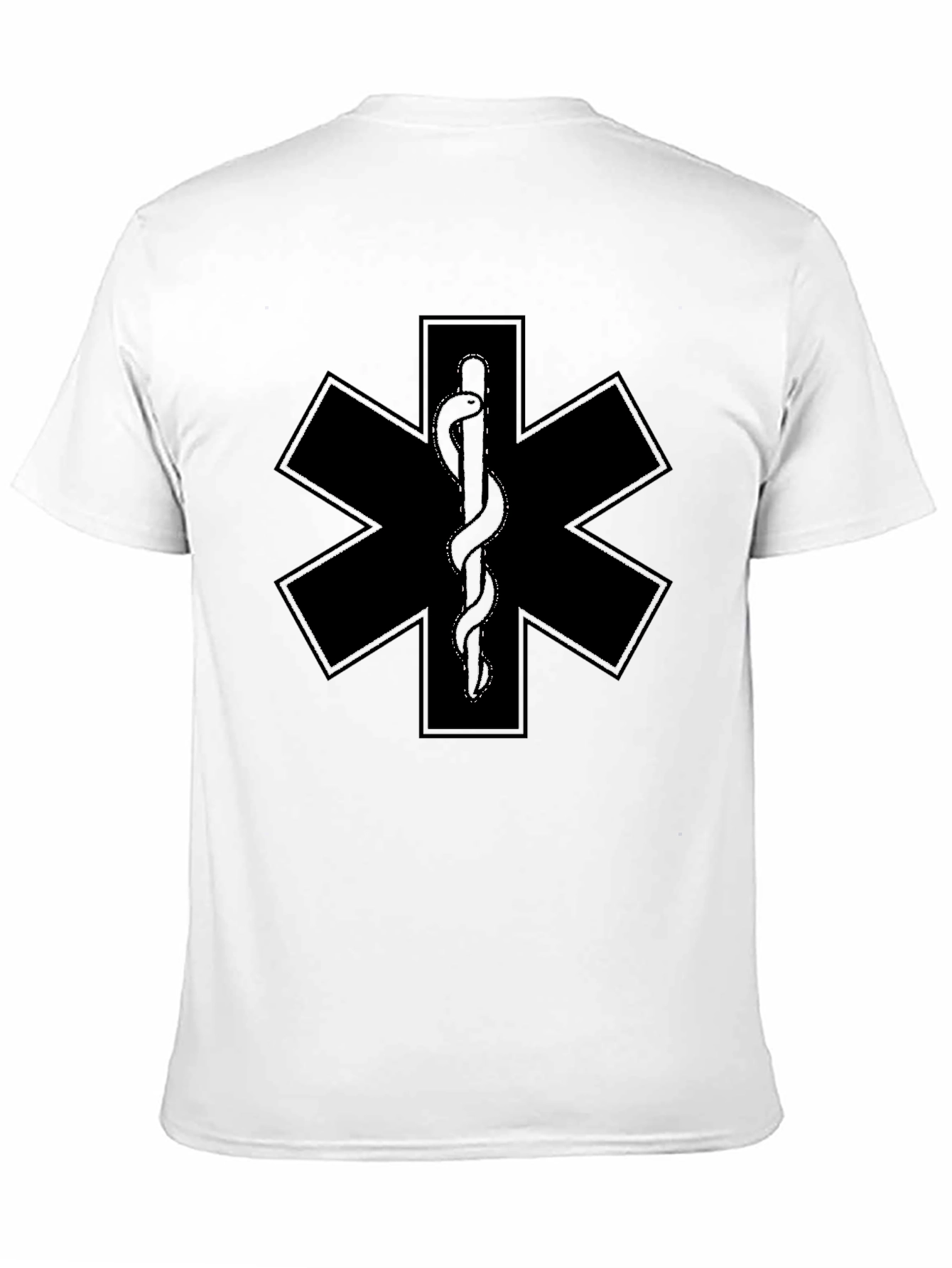 Star of Life Black T-Shirt EMS EMT Paramedic