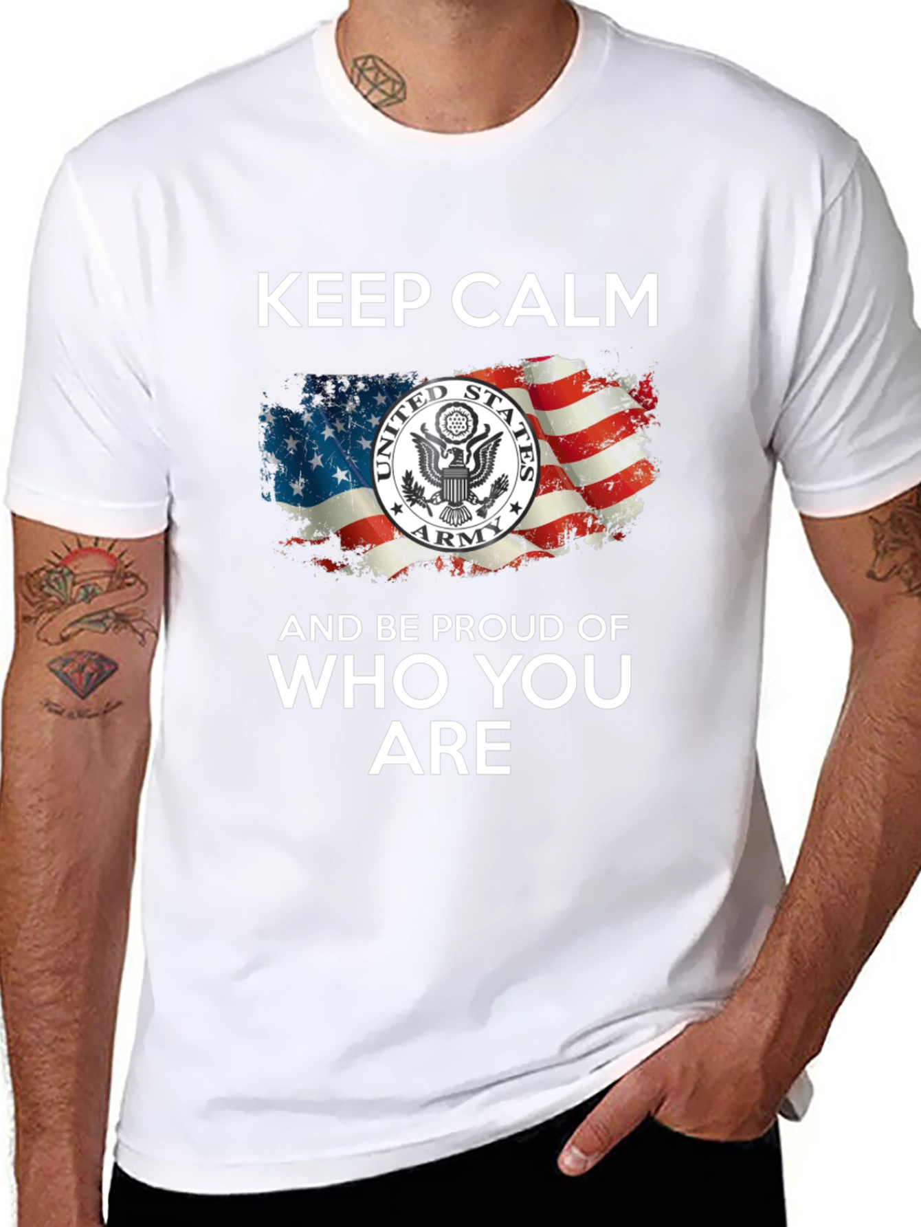 Keep Calm Army Pride T-Shirt