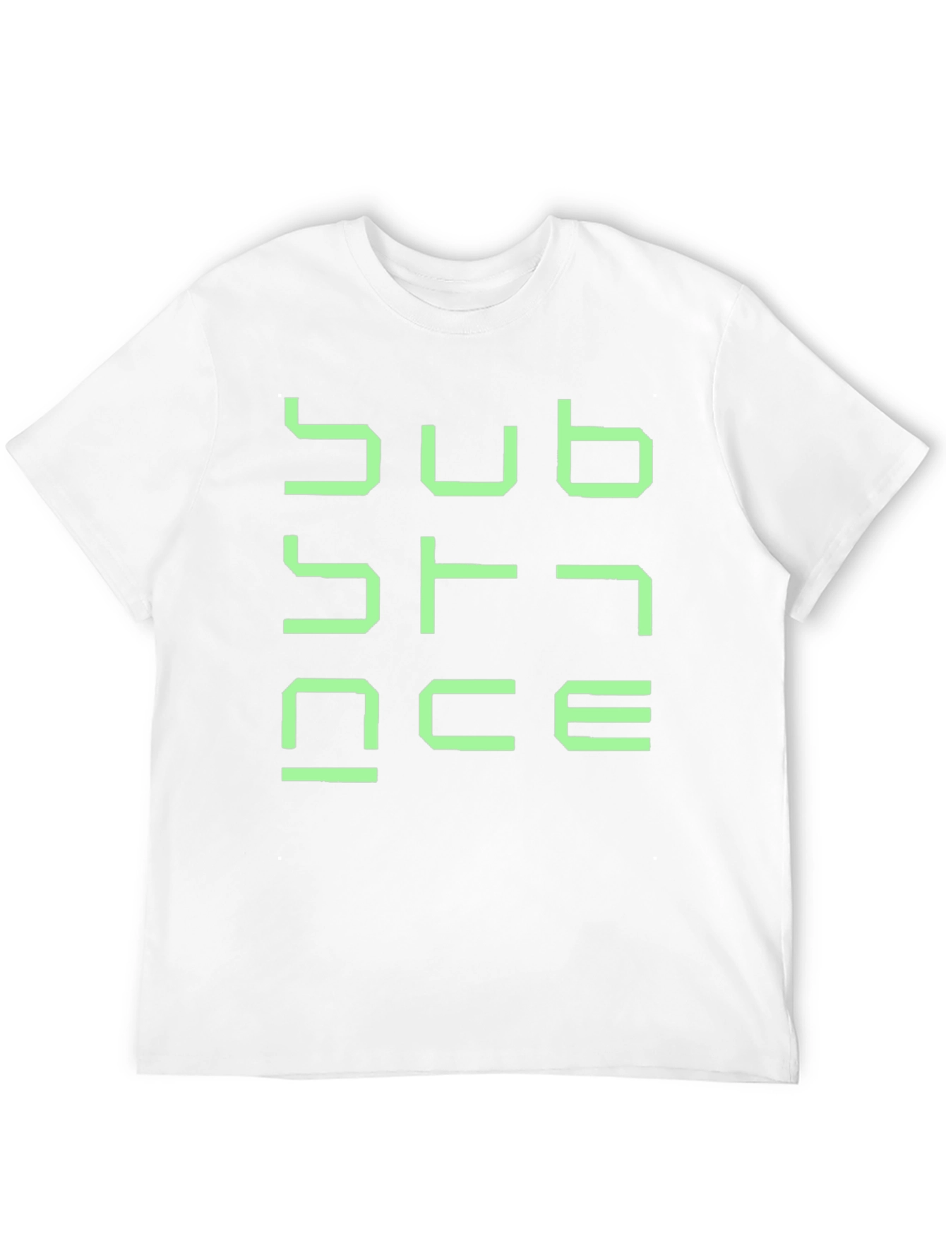 Substance Graphic T-Shirt - Black Cotton Blend