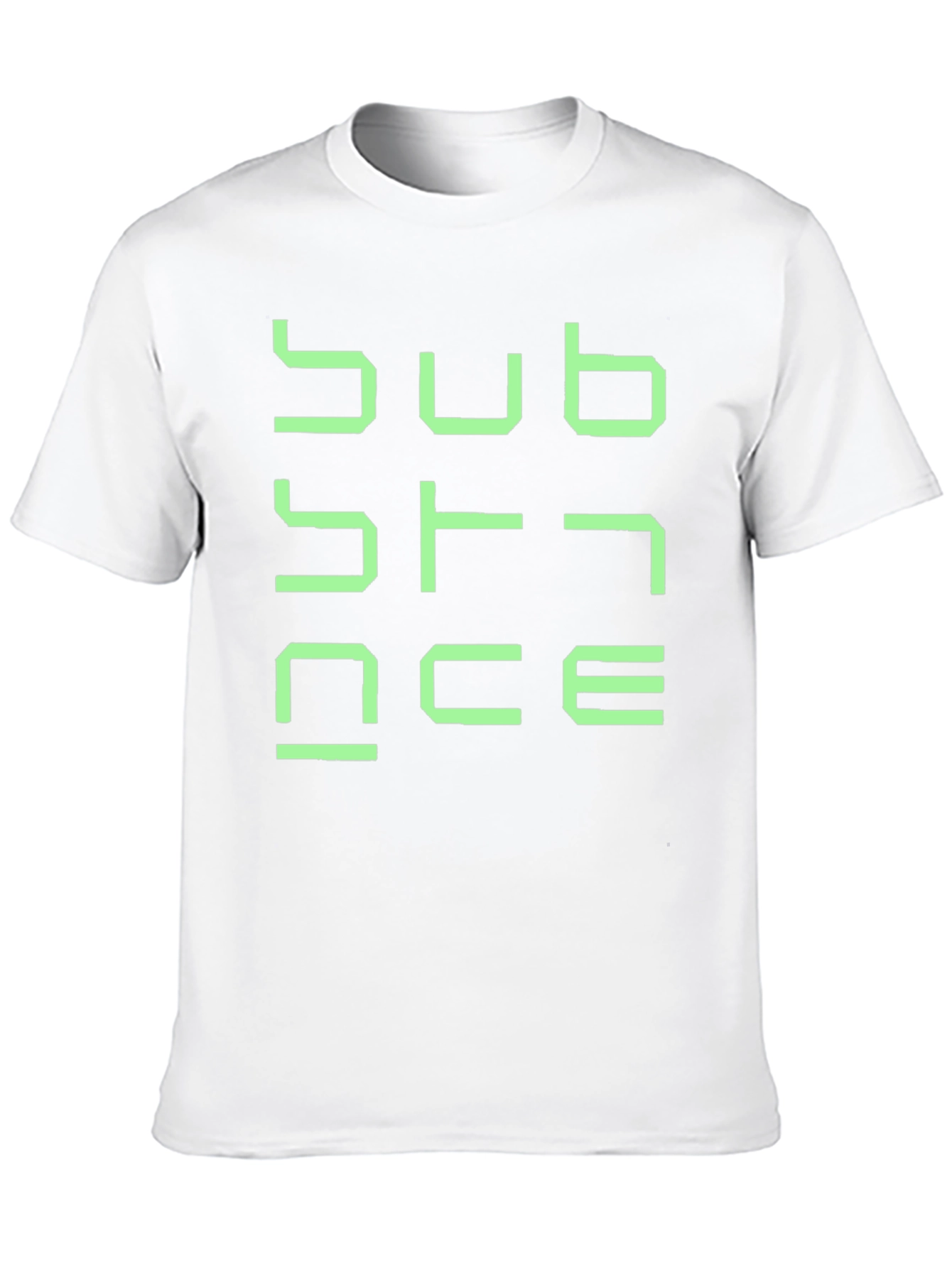 Substance Graphic T-Shirt - Black Cotton Blend