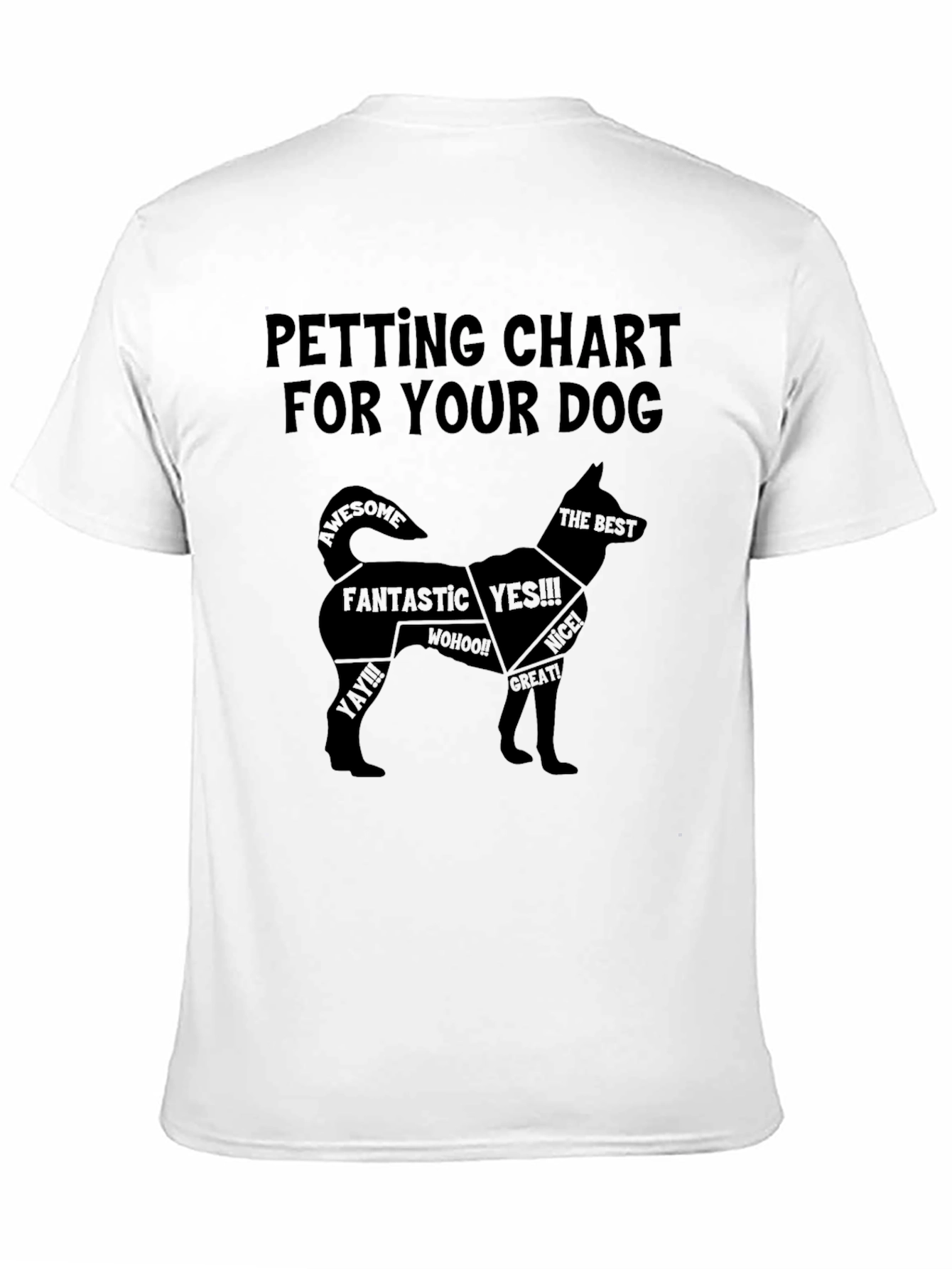 Dog Petting Chart T-Shirt