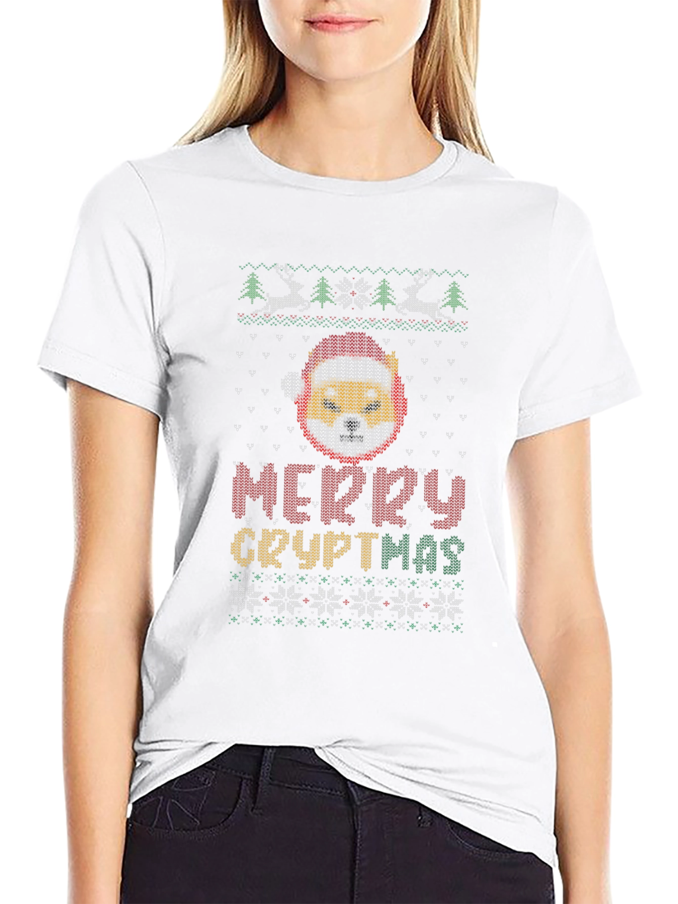 Merry Cryptmas Ugly Christmas Sweater T-Shirt