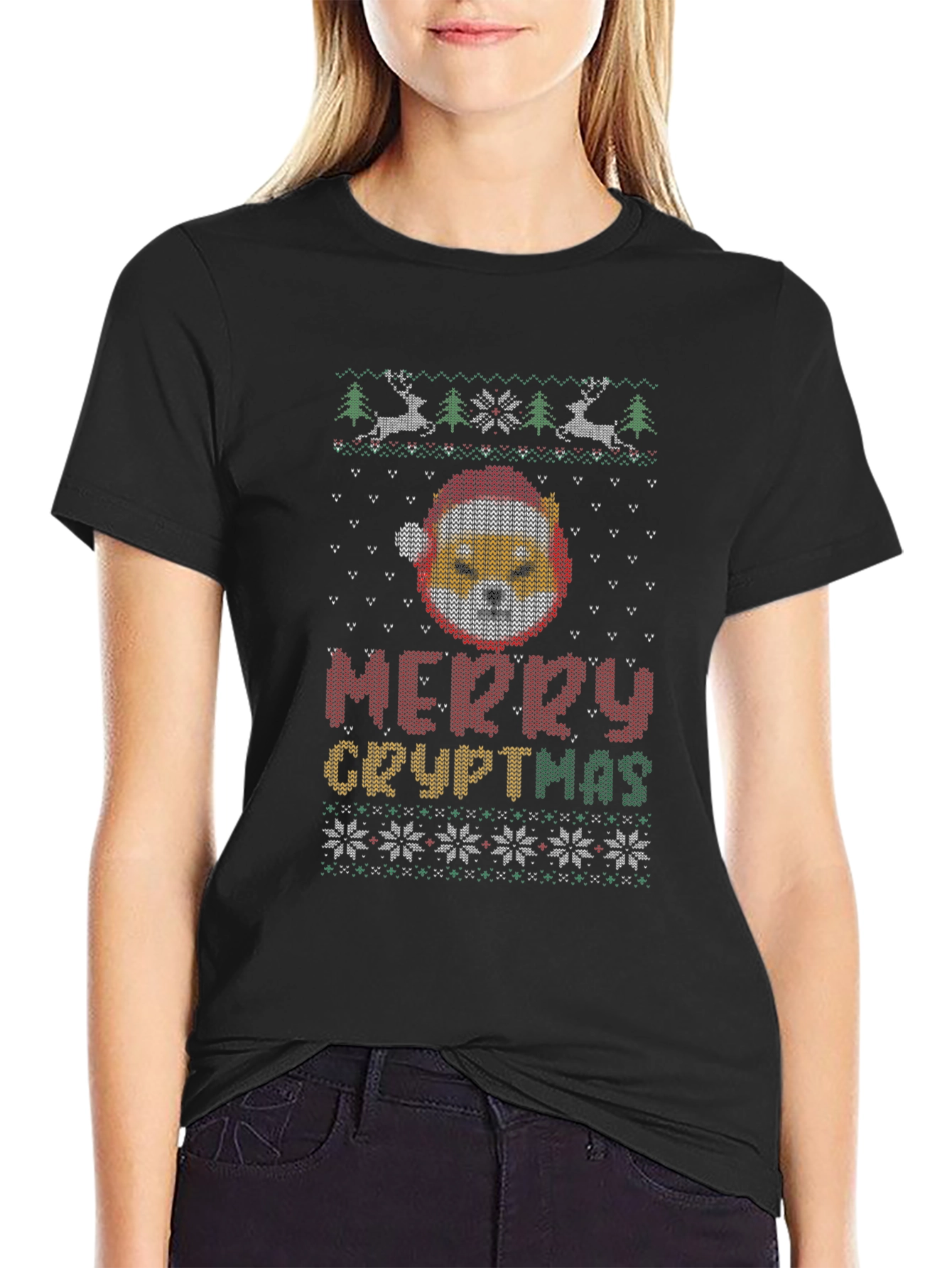 Merry Cryptmas Ugly Christmas Sweater T-Shirt