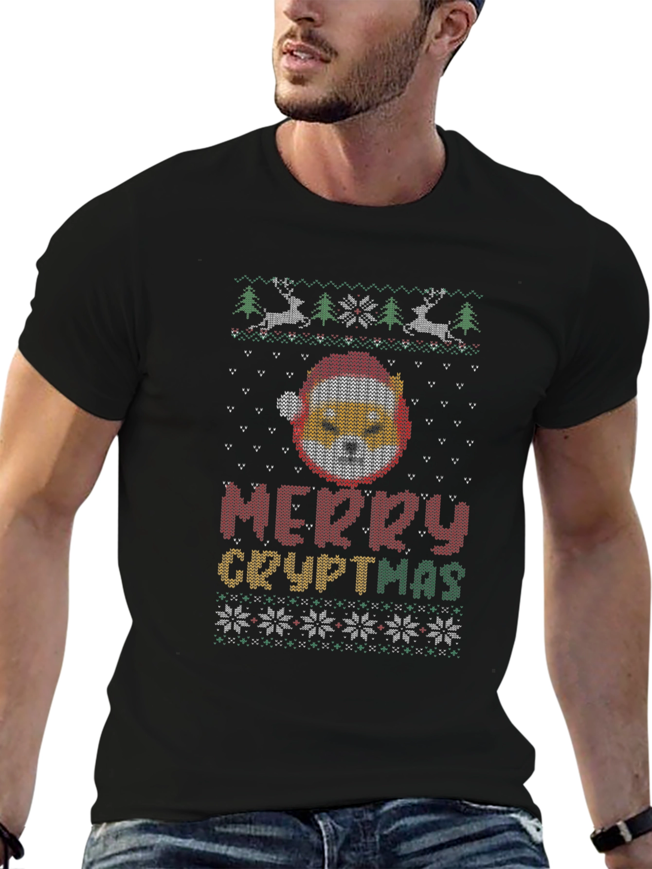 Merry Cryptmas Ugly Christmas Sweater T-Shirt
