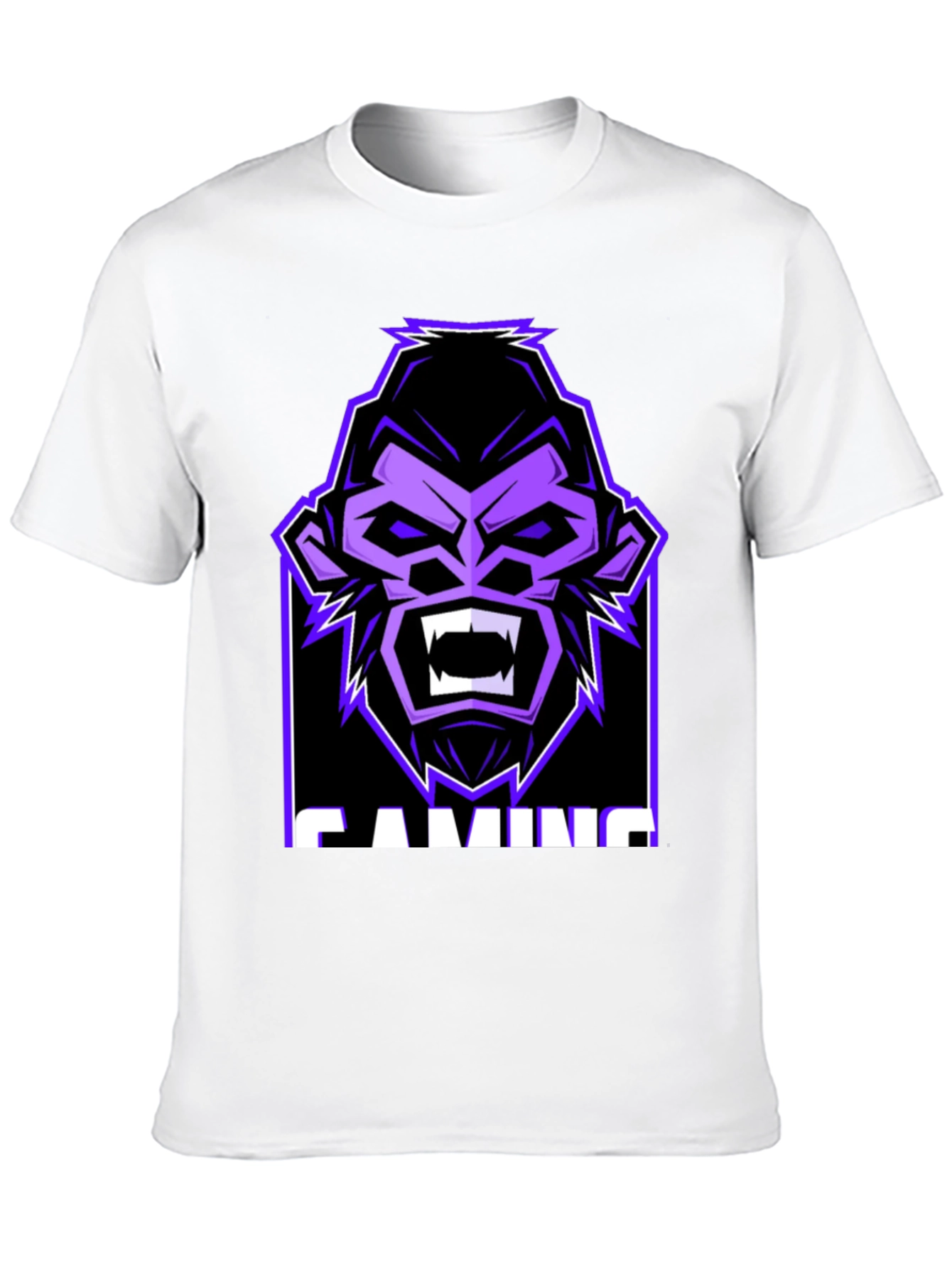 Gamer Gorilla Graphic Tee - Black