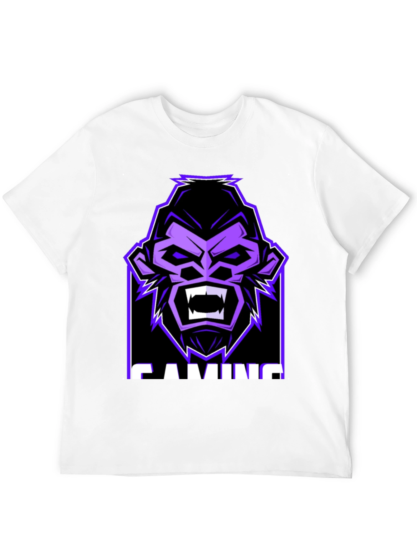 Gamer Gorilla Graphic Tee - Black