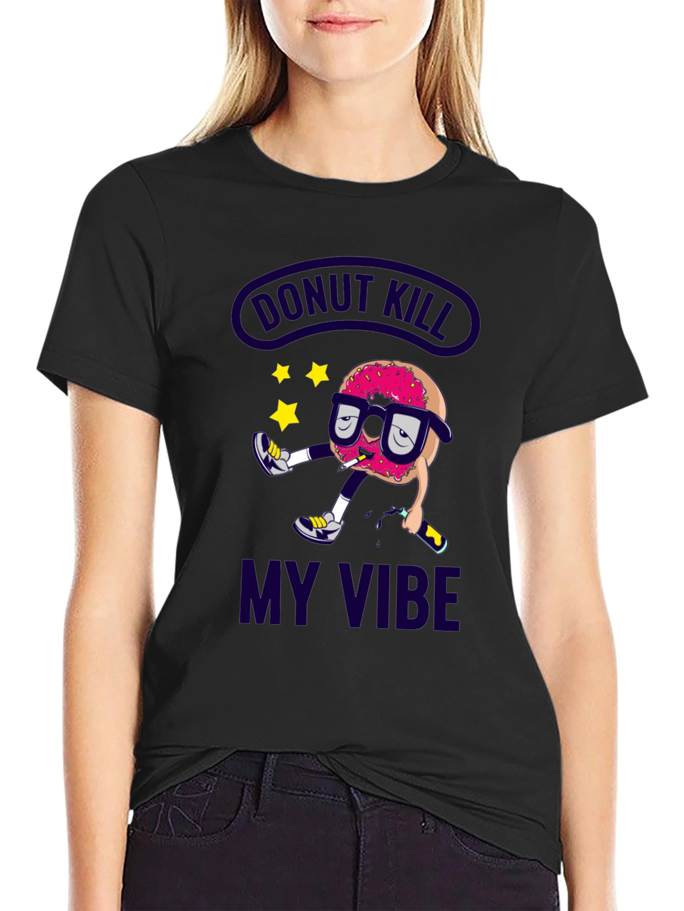Donut Kill My Vibe Graphic Tee
