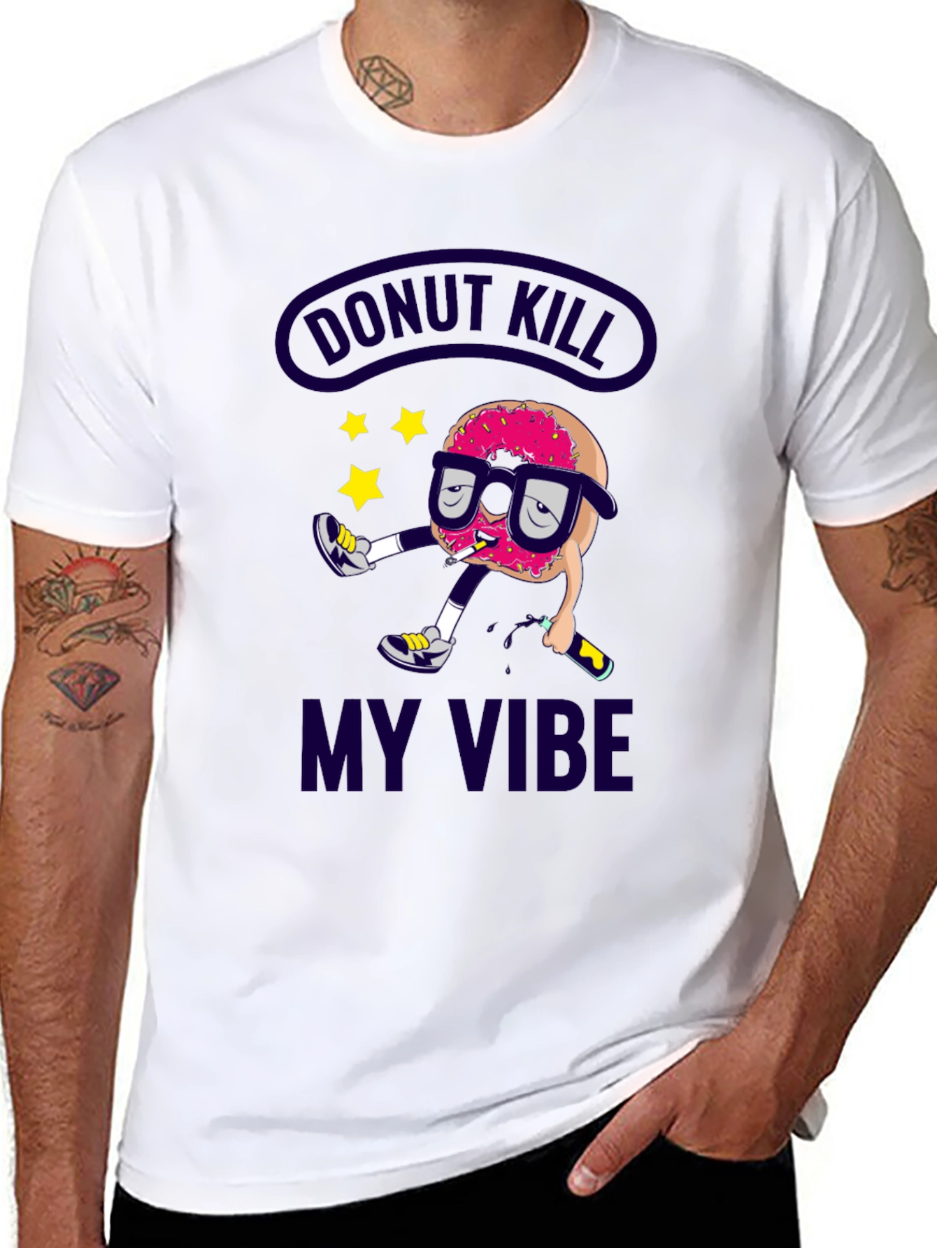 Donut Kill My Vibe Graphic Tee