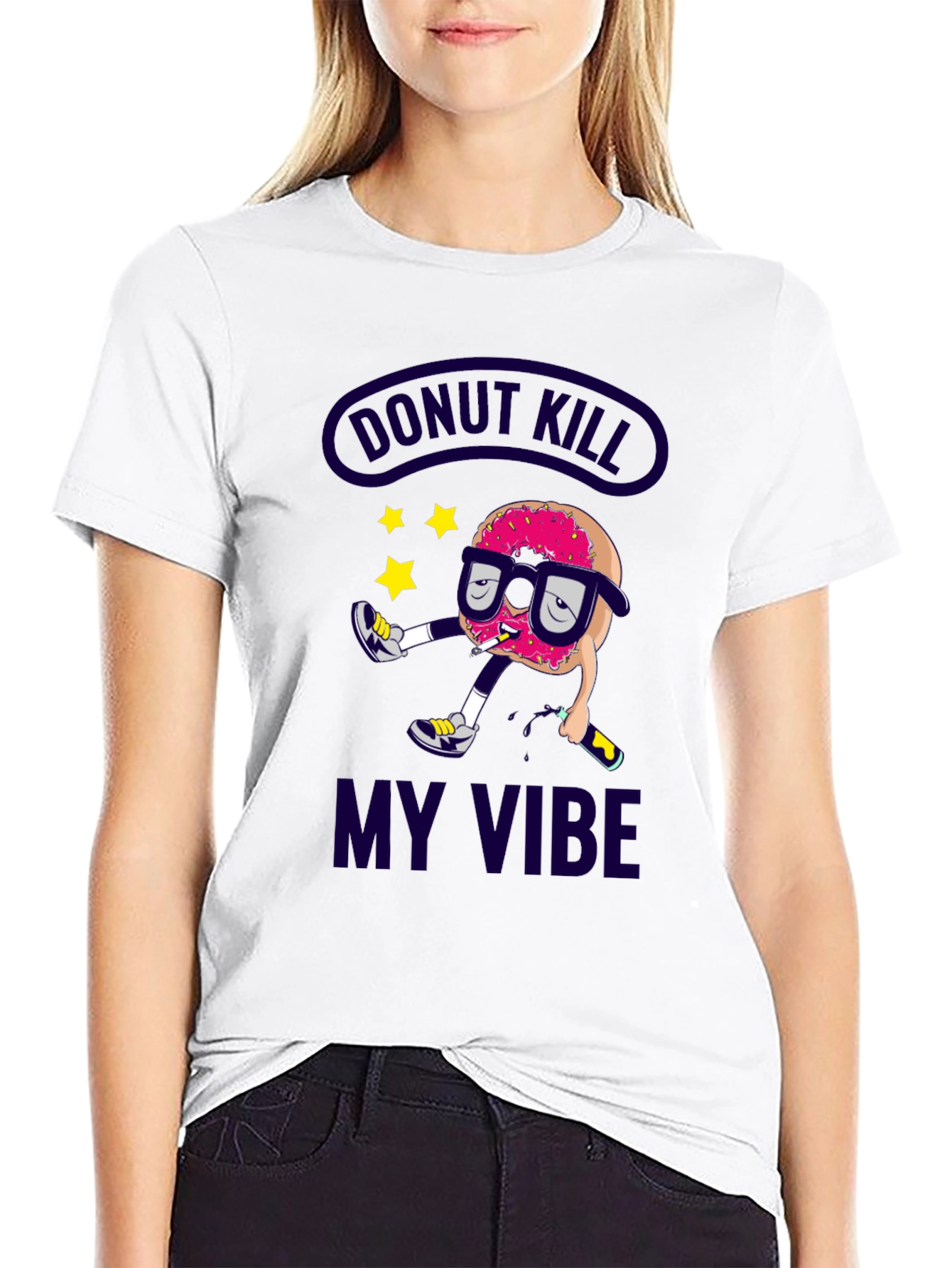 Donut Kill My Vibe Graphic Tee