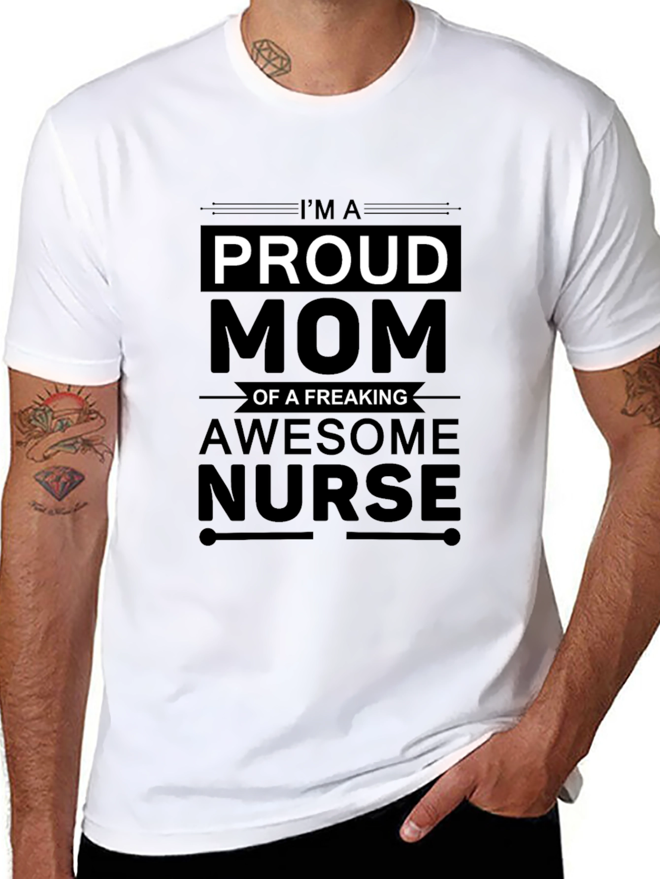 Proud Mom of an Awesome Nurse T-Shirt